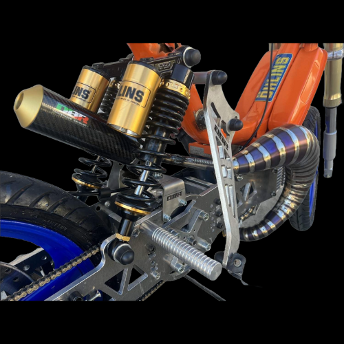 Marmitta DBR MX30 Titanium Multicolor Silenziatore in Carbonio Twill - DBR Factory