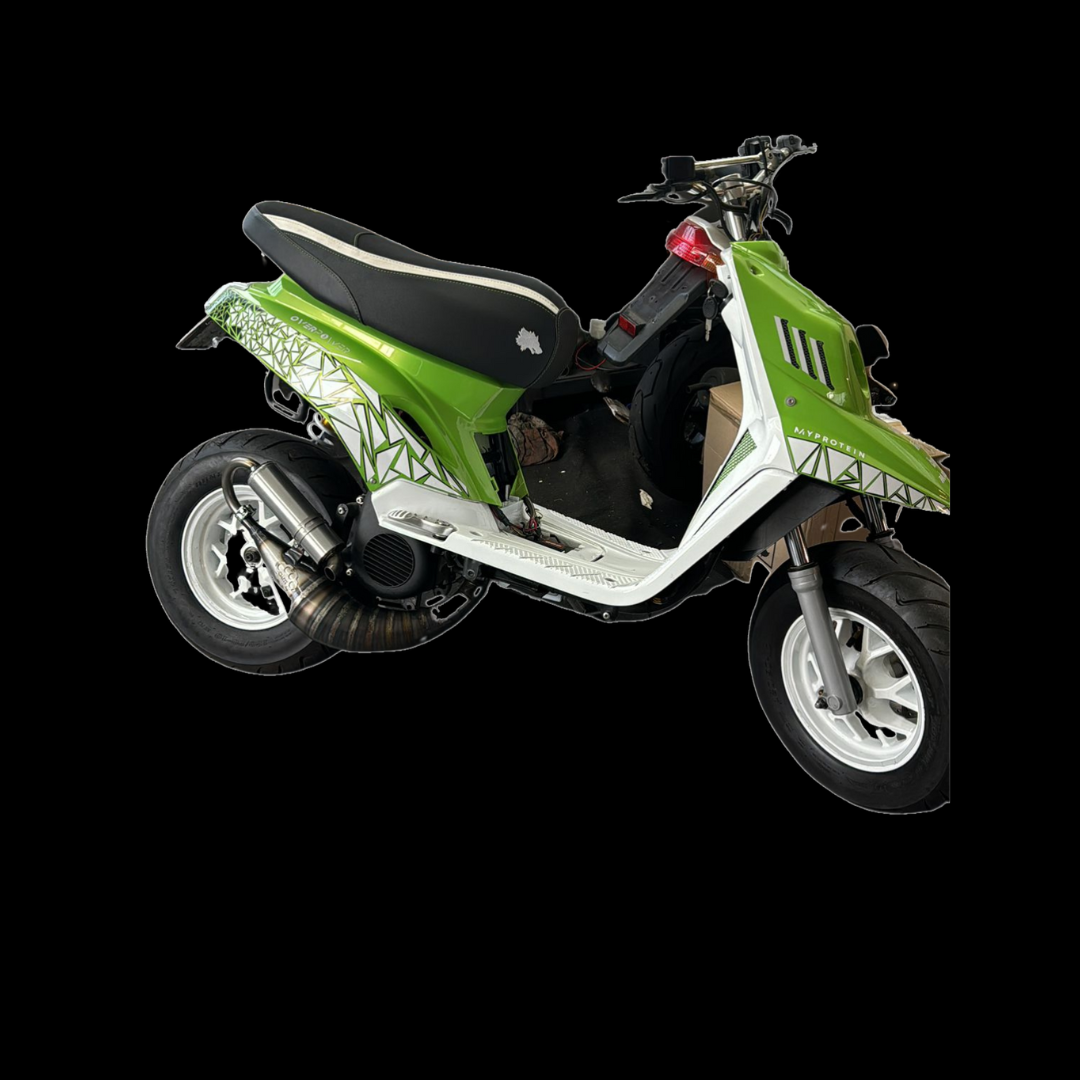 Marmitta DBR Minarelli Verticale Trofeo - MBK Booster Spirit, Next Generation e Stunt - Yamaha Zuma e Slider - DBR Factory