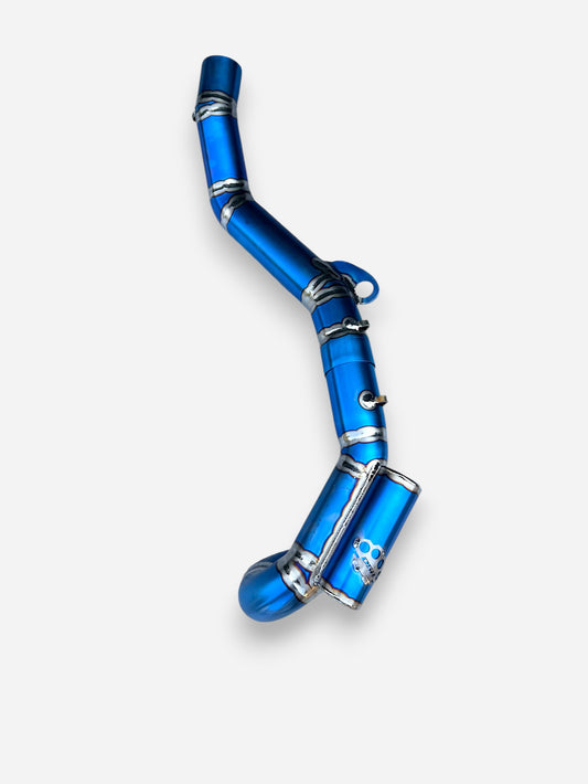 Collettore di Scarico DBR 4T Titanium + Powerbomb - KTM: EXC-F 450 (2017-2019), Husqvarna: 450 FE (2017-2019) - DBR Factory