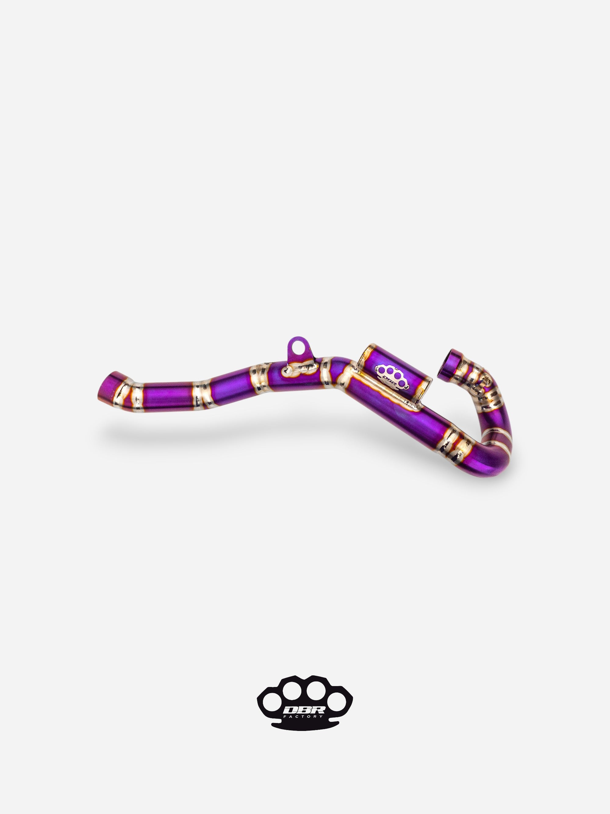 Collettore di Scarico DBR 4T Titanium + Powerbomb - KTM: EXC-F 450 (2020-2023), Husqvarna: 450 FE (2020-2023) e Husqvarna: 501 FE (2020-2023) - DBR Factory