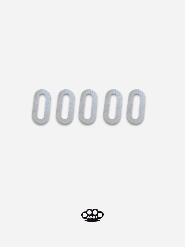 DBR Renforts de Glissières de Moteur 1,2 mm Kit 5 pièces