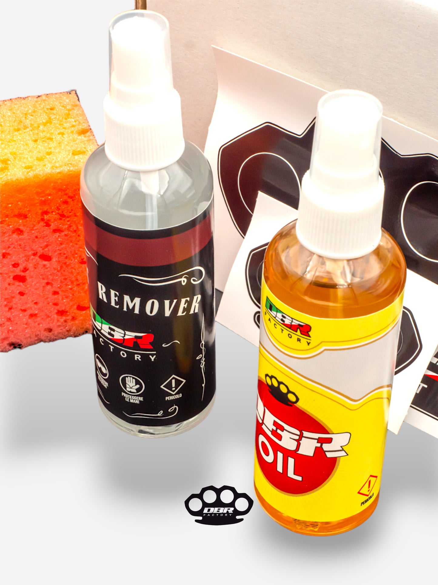 DBR Care Kit Classic - Huile Antirouille + Rust Remover + Éponge & Adhésifs