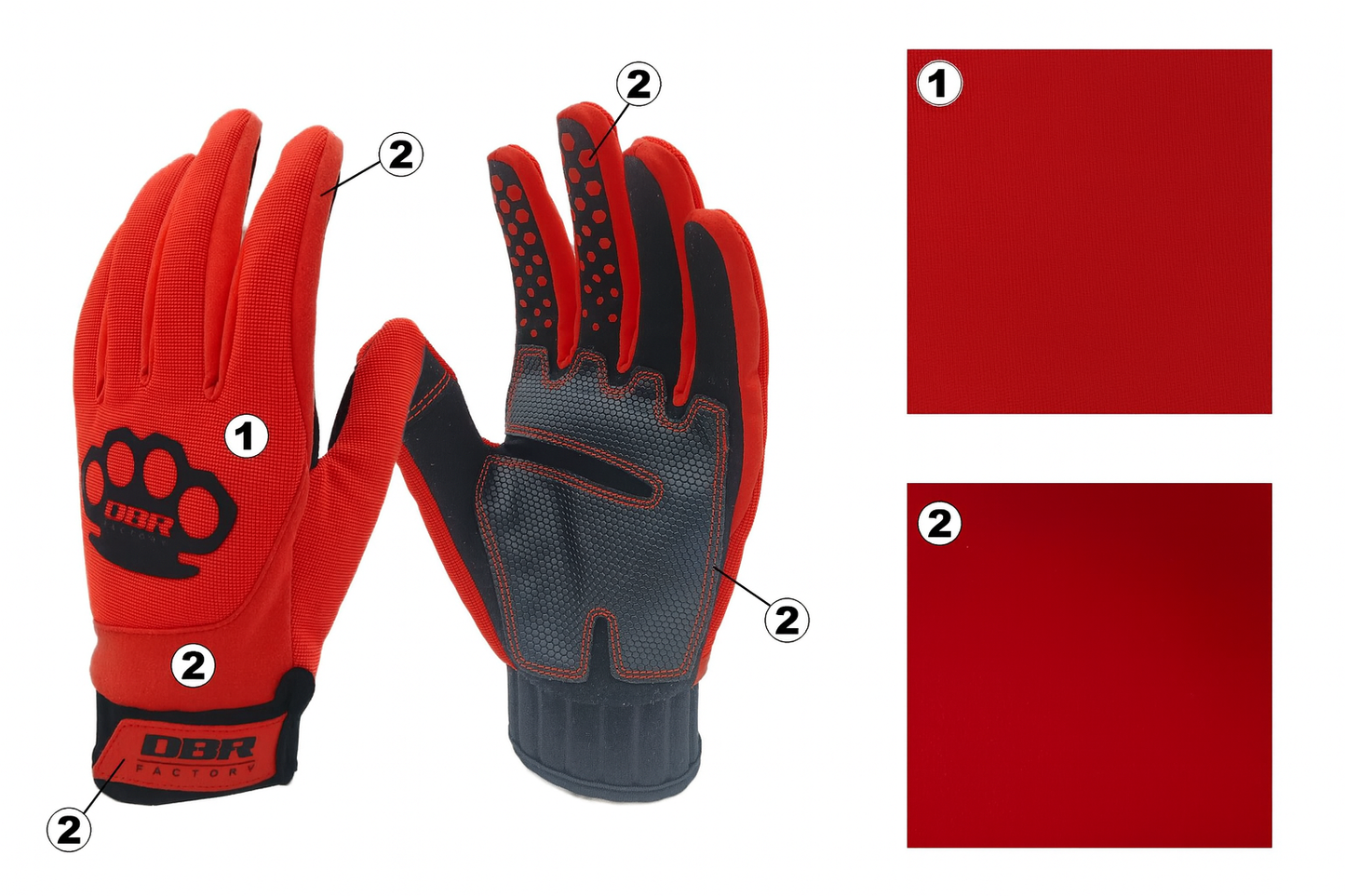 DBR Winter Touch Pro - Guanti Da Moto Invernali in Neoprene