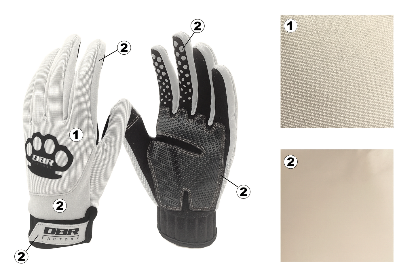 DBR Winter Touch Pro - Guanti Da Moto Invernali in Neoprene