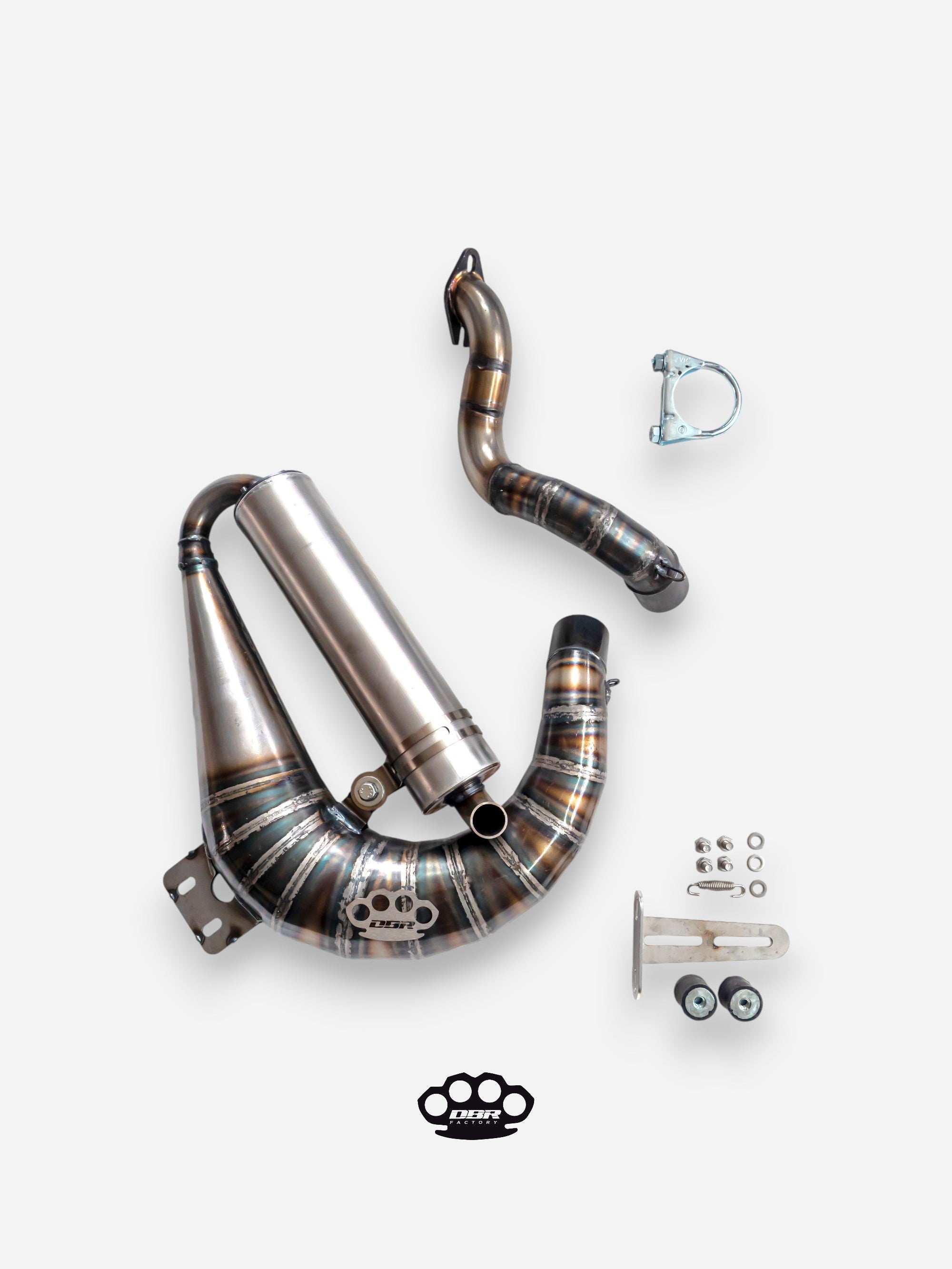 DBR Marmitta Vespa Unisex Curly - DBR Factory