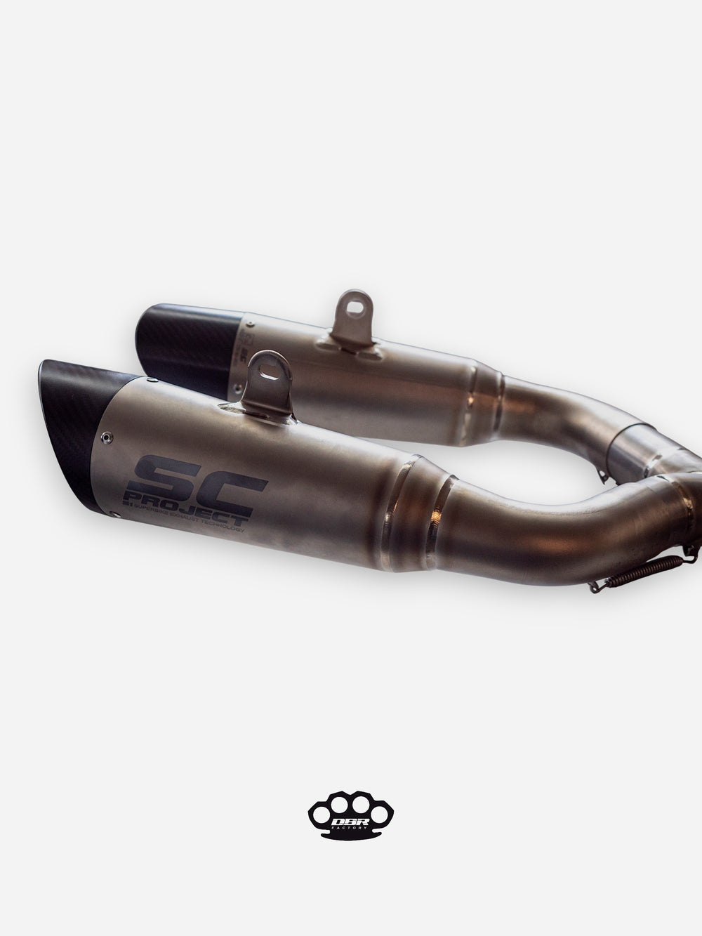 DBR Coppia Terminali in Titanio DUCATI HYPERMOTARD 950 - SP 2019-2023 - DBR Factory