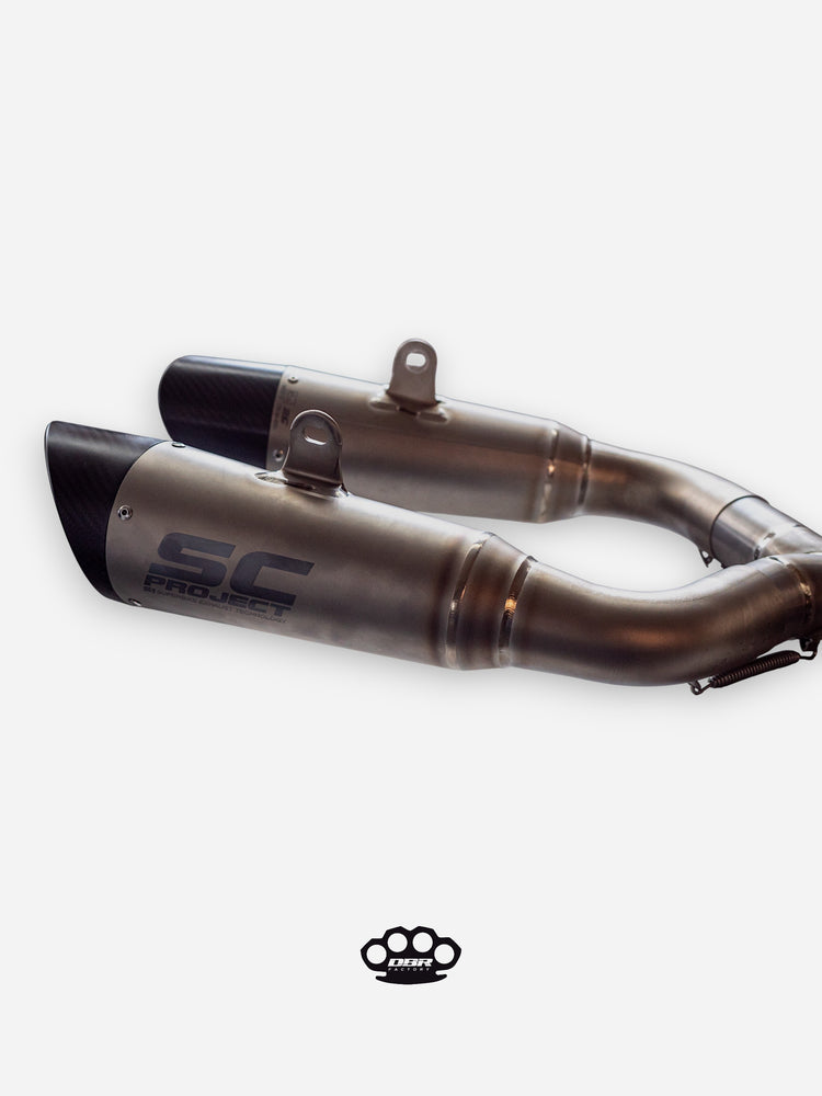 DBR Coppia Terminali in Titanio DUCATI HYPERMOTARD 950 - SP 2019-2023 - DBR Factory