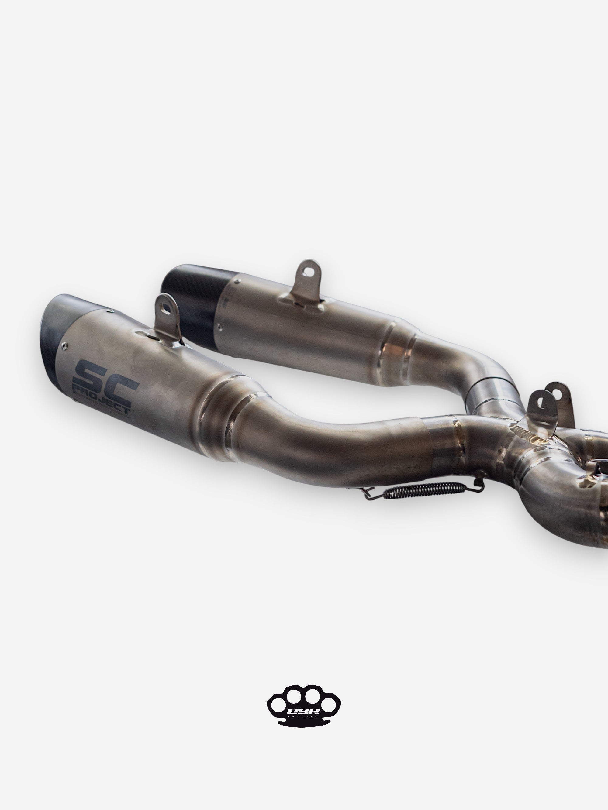 DBR Scarico Completo in Titanio DUCATI HYPERMOTARD 950 - SP 2019-2023 - DBR Factory