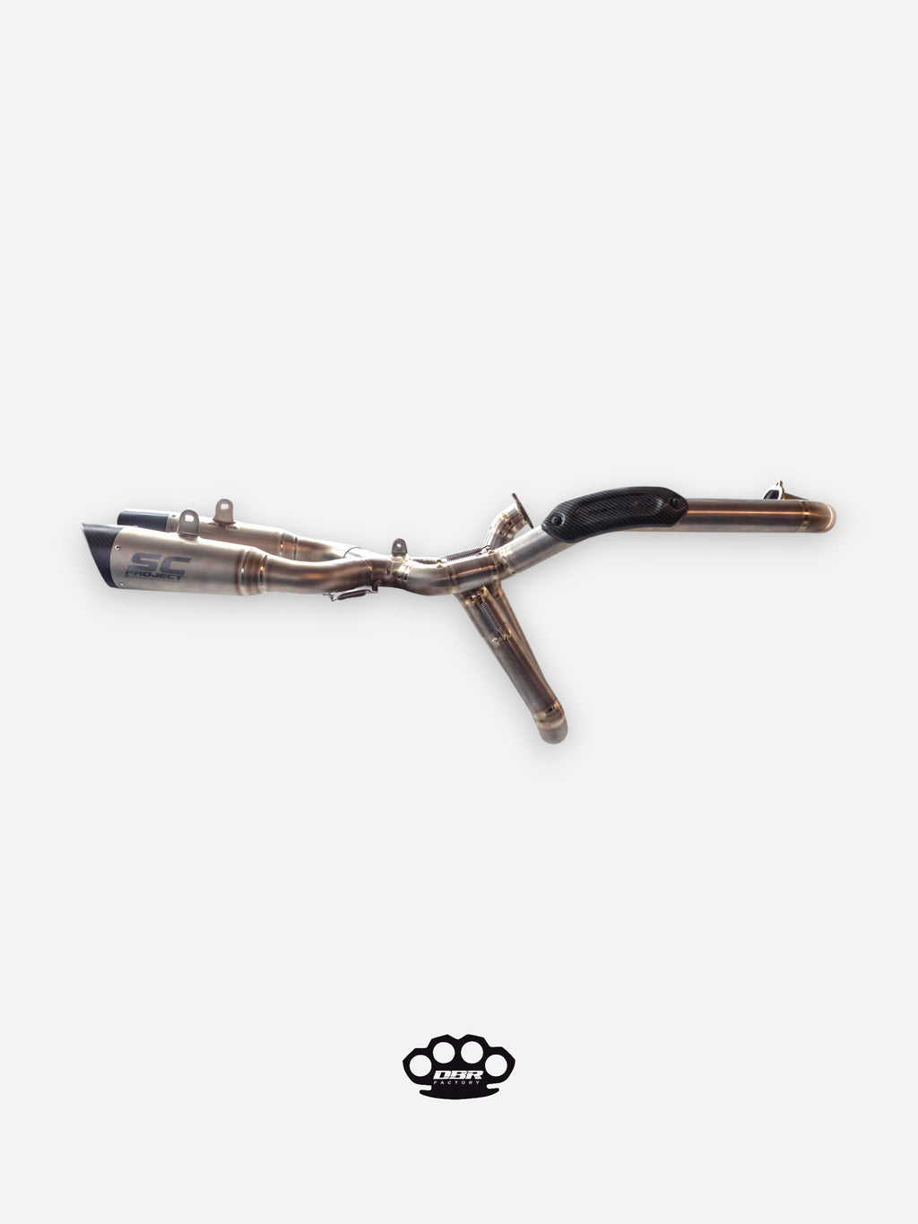 DBR Scarico Completo in Titanio DUCATI HYPERMOTARD 950 - SP 2019-2023 - DBR Factory