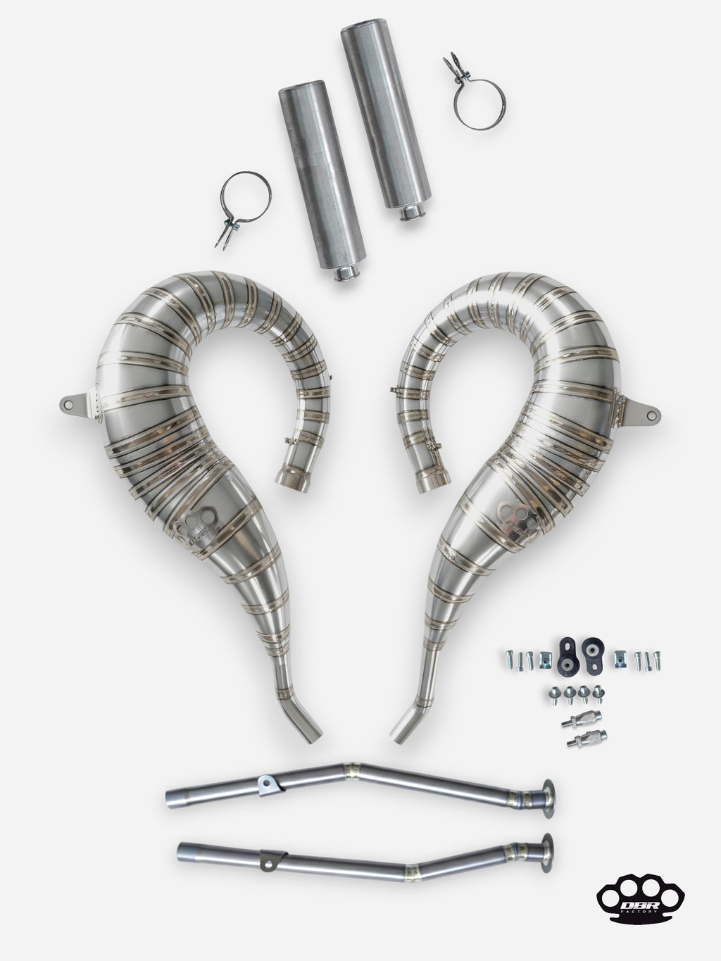 DBR Échappement Complet en Titane pour YAMAHA BANSHEE 350CC VTT 1988–2009