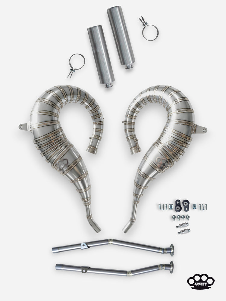 DBR Factory Titan Komplettauspuff - Yamaha Banshee 350 1988-2009 | 350cc-470cc