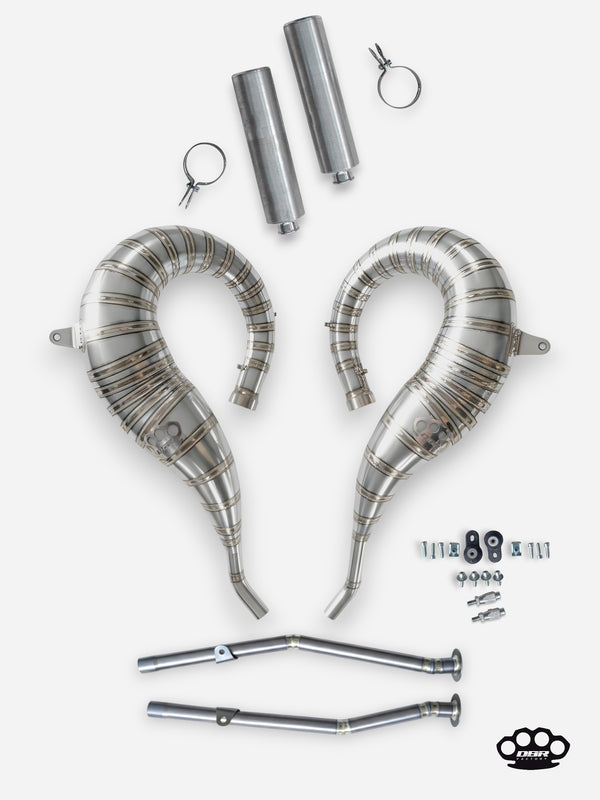 DBR Titanium Full Exhaust - Yamaha Banshee 350 1988-2009 | 350cc-470cc