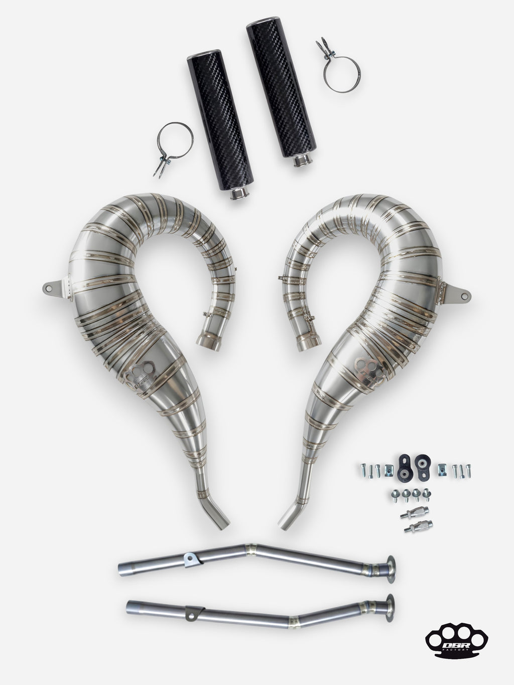 DBR Échappement Complet en Titane pour YAMAHA BANSHEE 350CC VTT 1988–2009