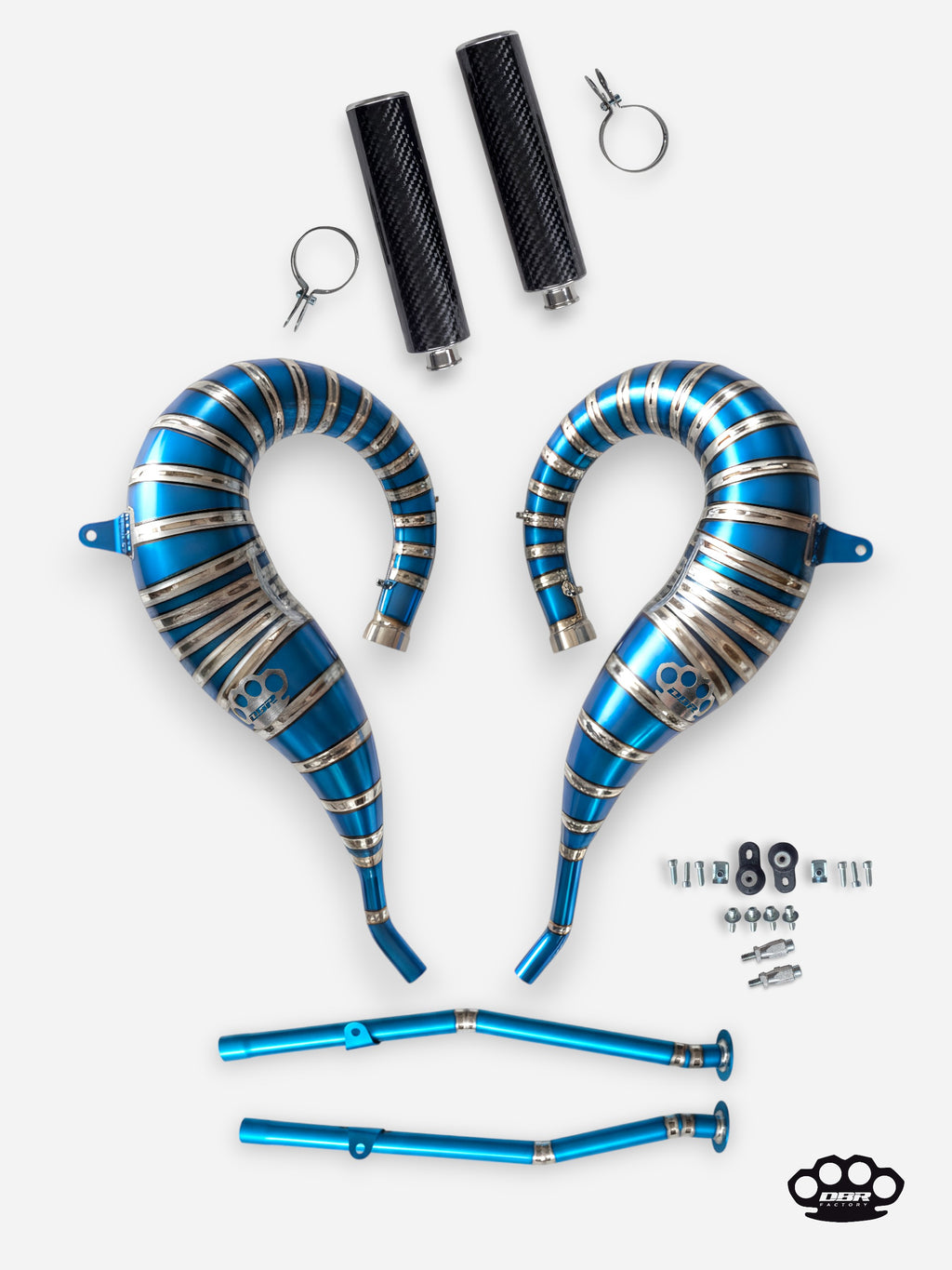 DBR Scarico Completo in Titanio per YAMAHA BANSHEE 350CC ATV 1988–2009 - DBR Factory