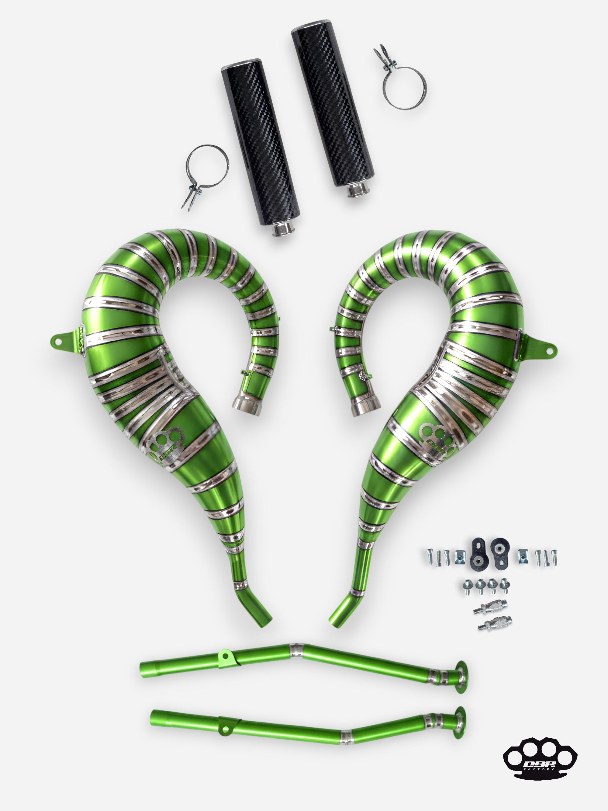 DBR Scarico Completo in Titanio per YAMAHA BANSHEE 350CC ATV 1988–2009 - DBR Factory