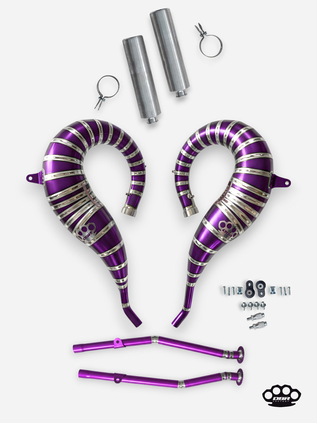 DBR Échappement Complet en Titane pour YAMAHA BANSHEE 350CC VTT 1988–2009