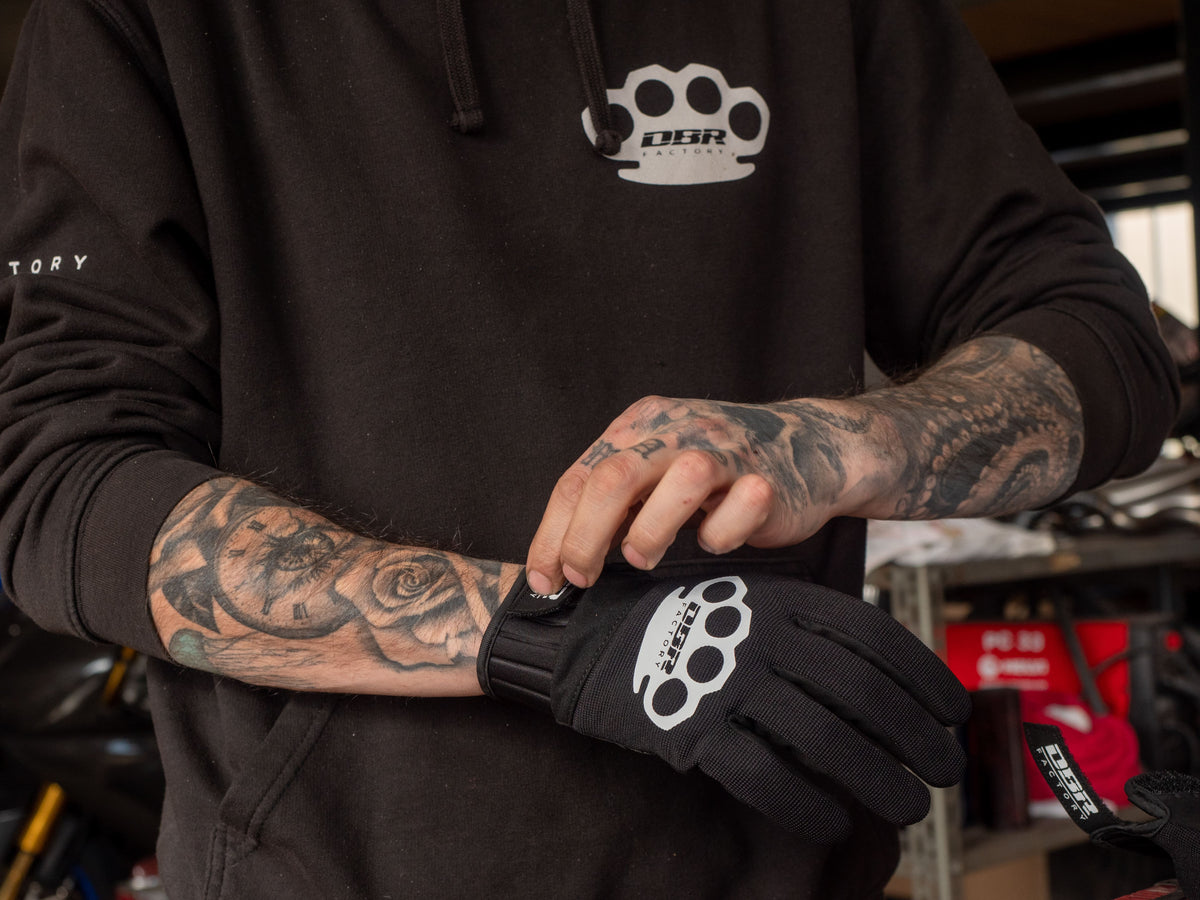 DBR Touch Pro Neoprene Motorcycle and Motocross Gloves
