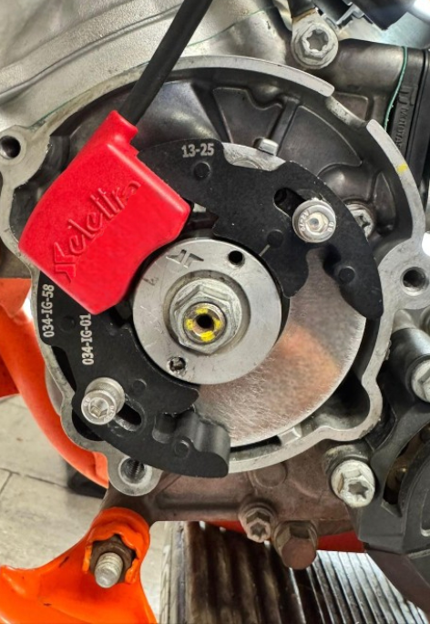 Statore Selettra - KTM Sx 50 Minicross con Piastra Adattamento Carter