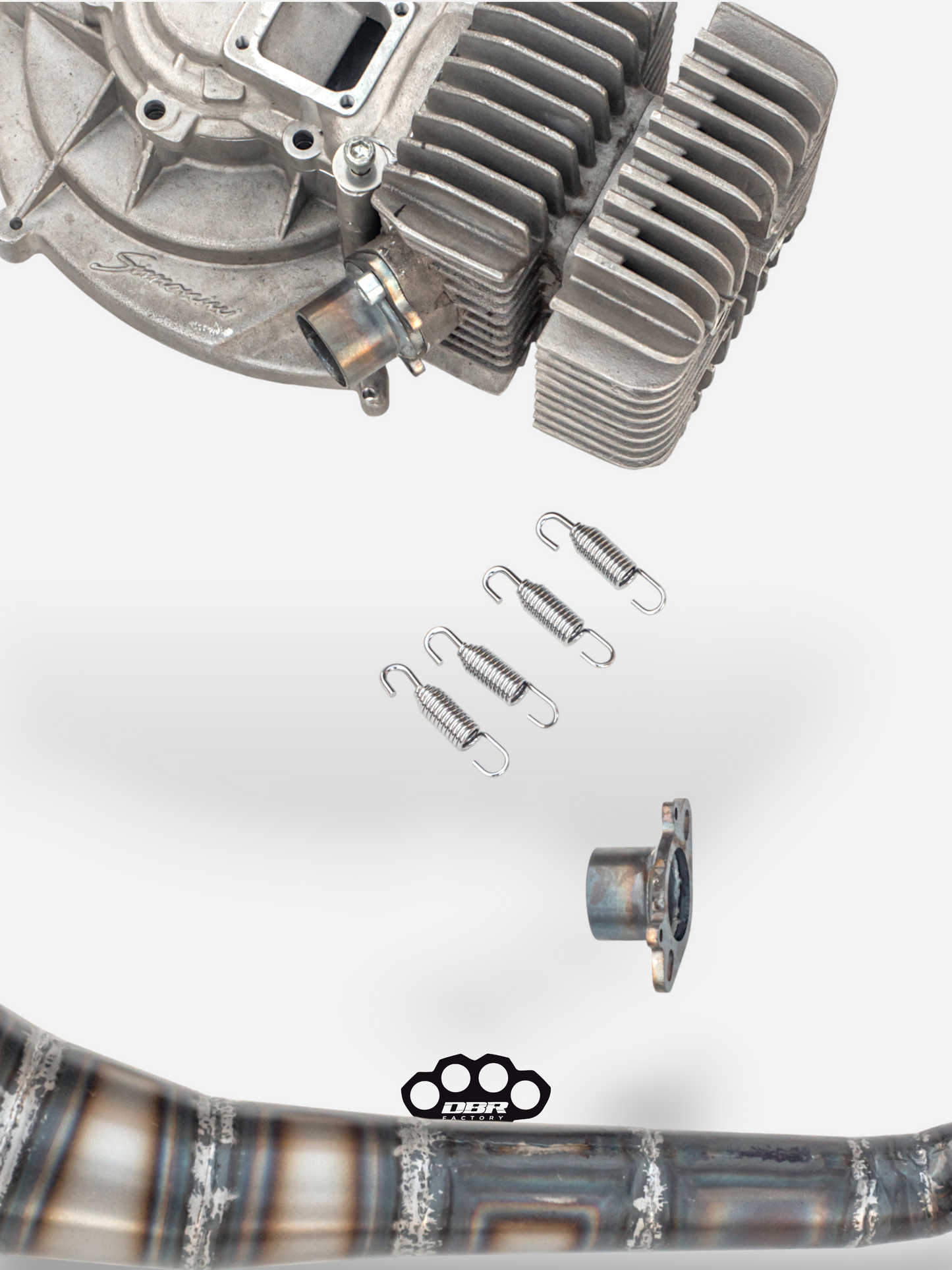 Marmitta DBR GP01 pour Simonini 4P – Groupes Thermiques Scooter