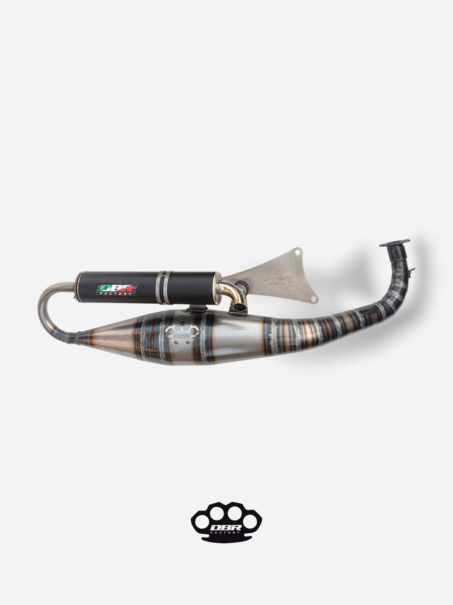 DBR Minarelli Horizontal Exhaust - Intermediate Exhaust 70cc