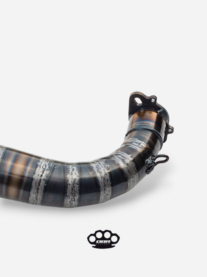 DBR Minarelli Horizontal Exhaust - Intermediate Exhaust 70cc