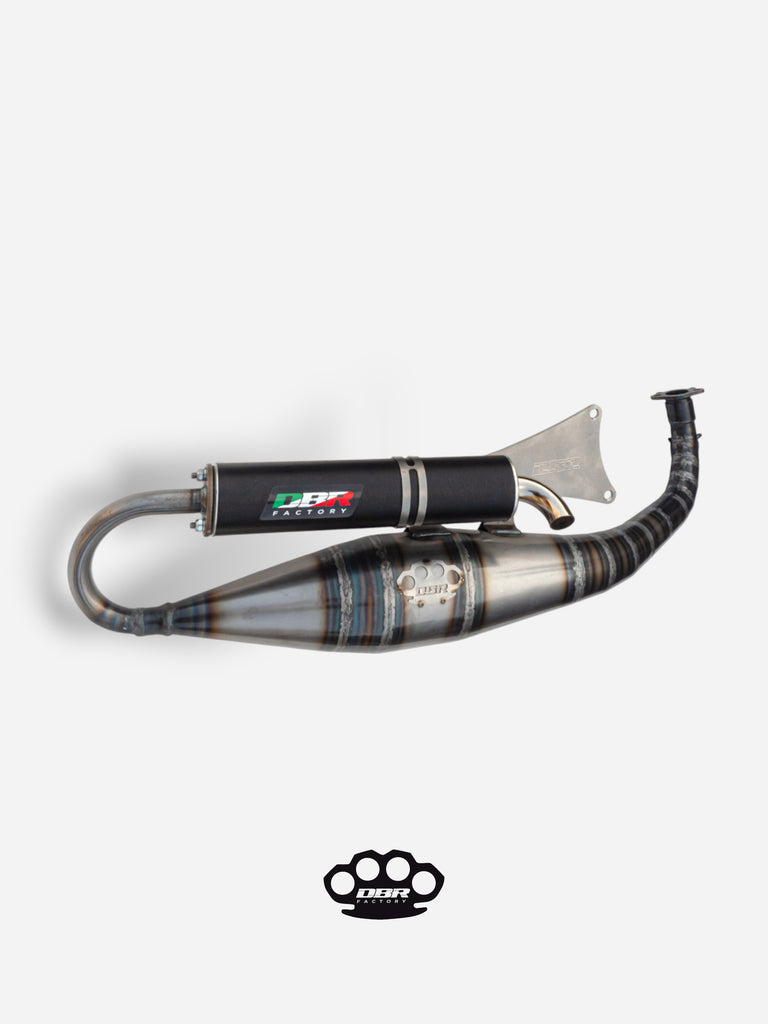 Marmitta DBR Minarelli Orizzontale - Scarico Intermedio 70cc - DBR Factory