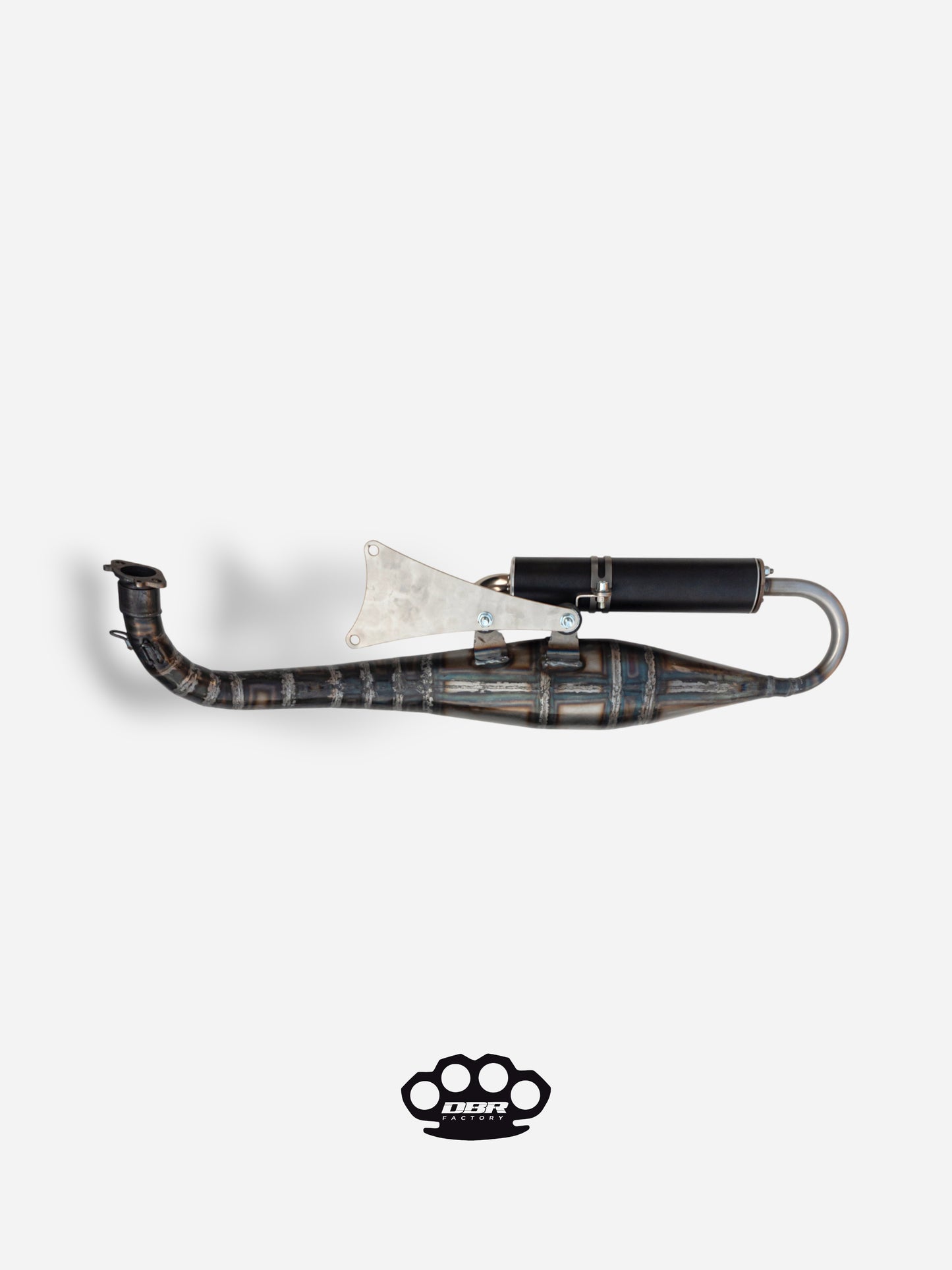 DBR Minarelli Horizontal Exhaust - Intermediate Exhaust 70cc