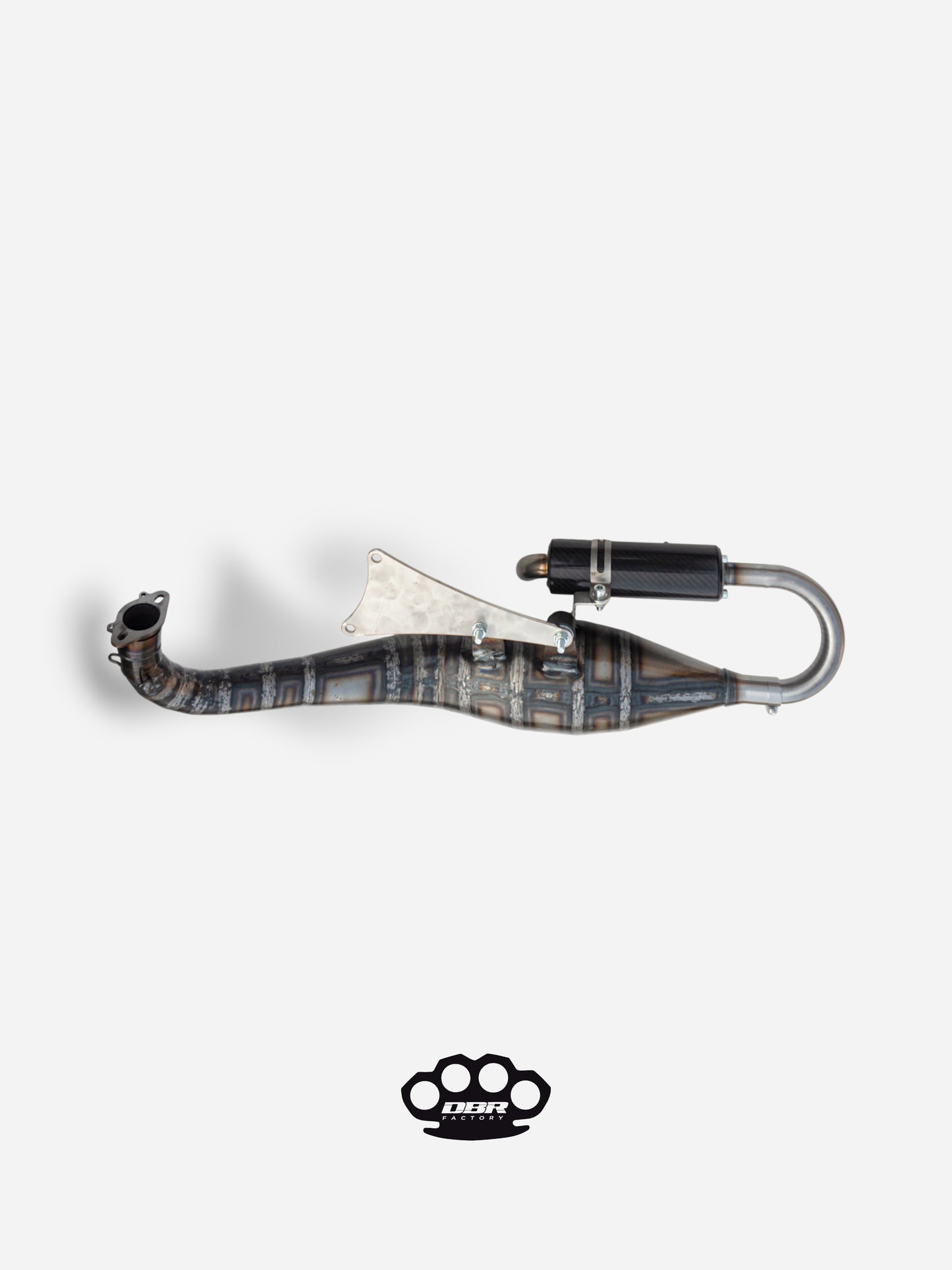 Marmitta DBR Minarelli Orizzontale - Scarico Over Trofeo 90-100cc