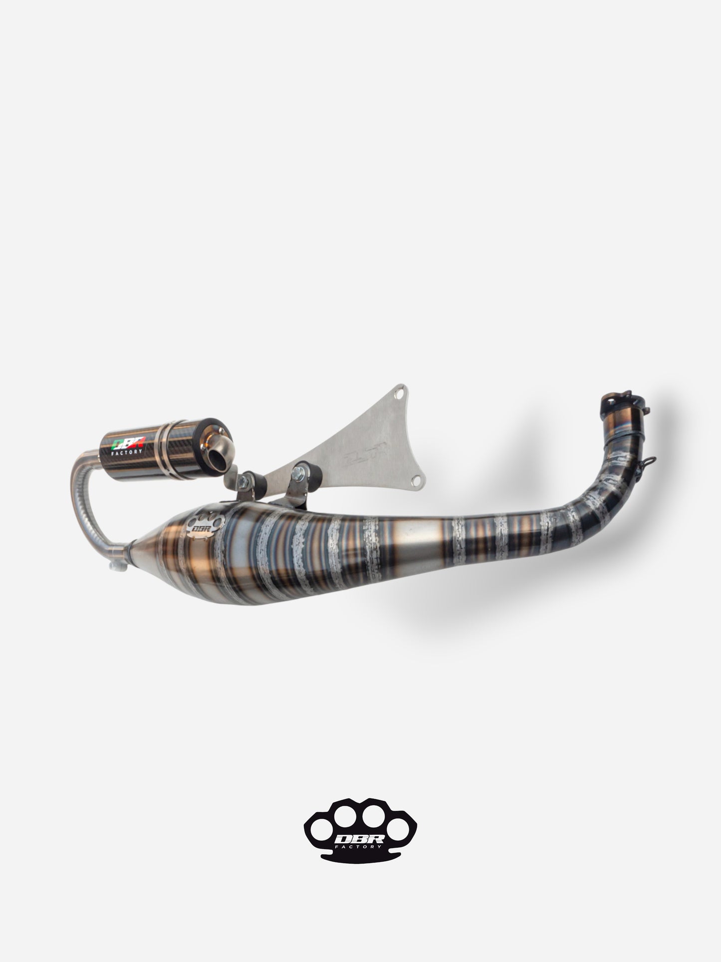 Marmitta DBR Minarelli Orizzontale - Scarico Over Trofeo 90-100cc