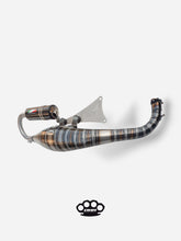 Carica l'immagine nel visualizzatore di Gallery, Marmitta DBR Minarelli Orizzontale - Scarico Over Trofeo 90-100cc - DBR Factory