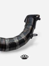 Carica l'immagine nel visualizzatore di Gallery, Marmitta DBR Minarelli Orizzontale - Scarico Over Trofeo 90-100cc - DBR Factory