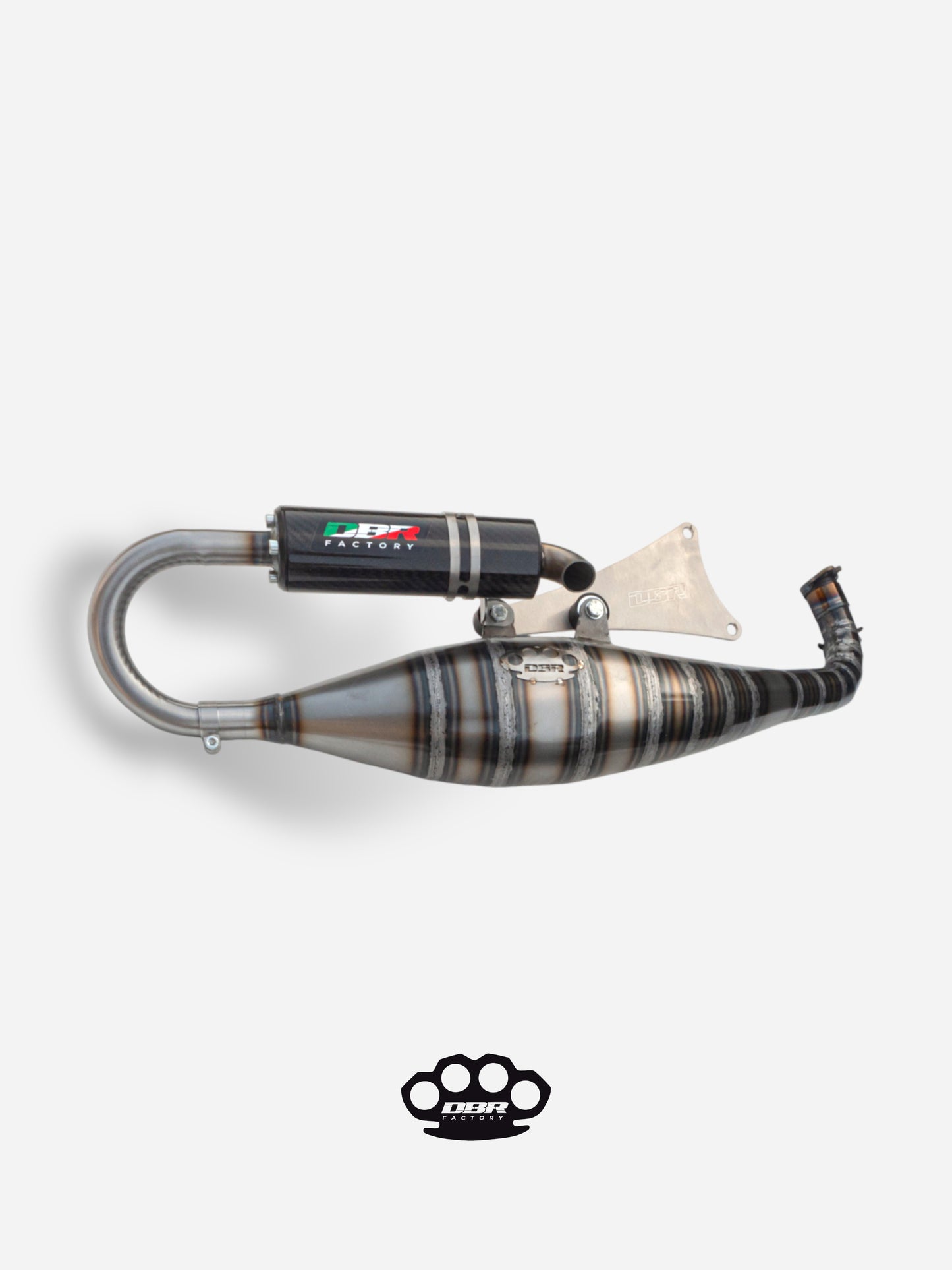 Marmitta DBR Minarelli Orizzontale - Scarico Over Trofeo 90-100cc