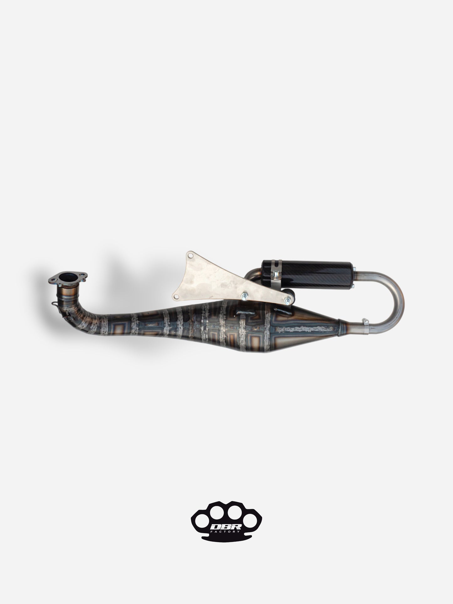 Marmitta DBR Minarelli Orizzontale - Scarico Trofeo 70-89cc