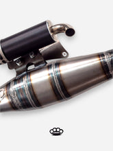 Carica l'immagine nel visualizzatore di Gallery, Marmitta DBR Minarelli Verticale Intermedio - MBK Booster Spirit, Next Generation e Stunt - Yamaha Zuma e Slider - DBR Factory