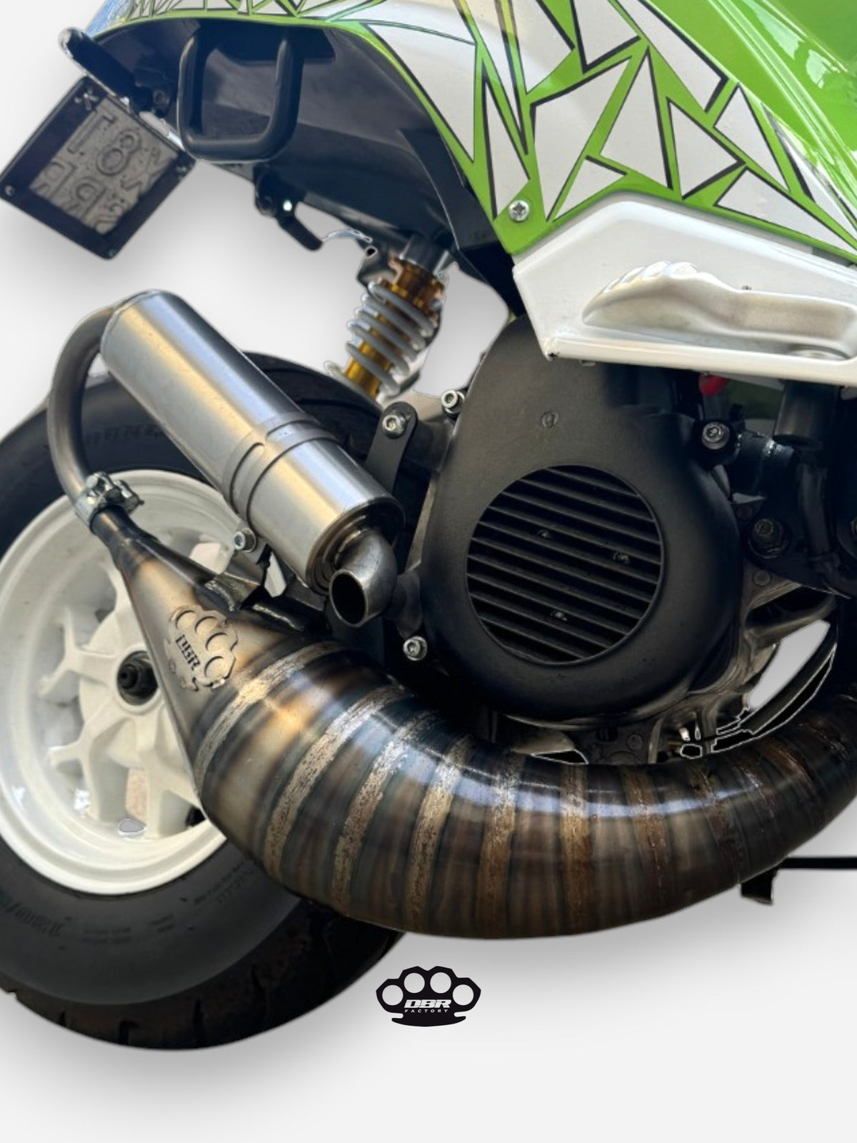 Pot d'Échappement DBR Minarelli Vertical Trofeo - MBK Booster Spirit, Next Generation et Stunt - Yamaha Zuma et Slider
