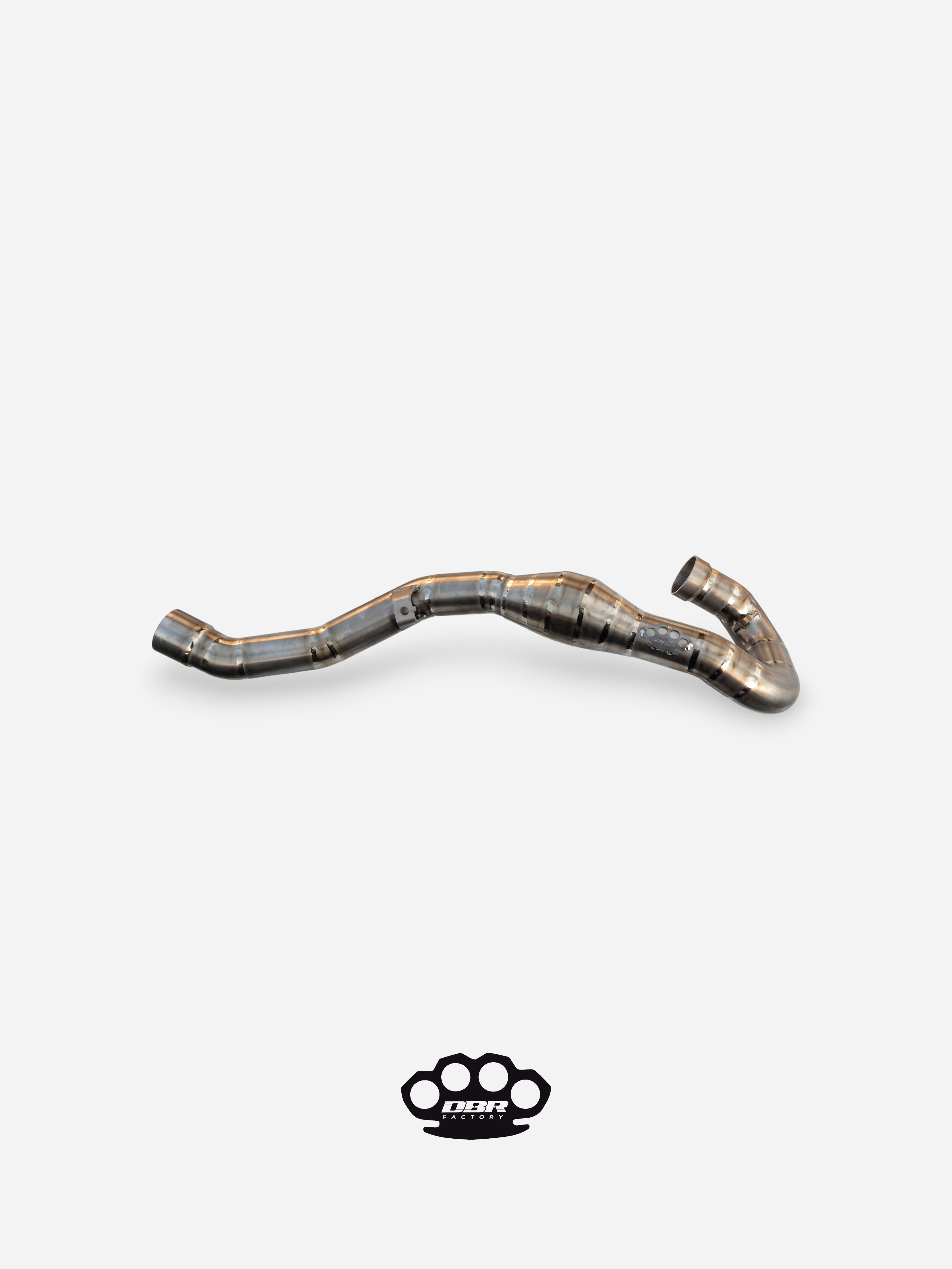 DBR 4T Titanium Exhaust Manifold - KTM 450-530 (2008-2016), Husqvarna 450 FE/FC (2014-2016), Husaberg 450 FE/FC (2009-2014)