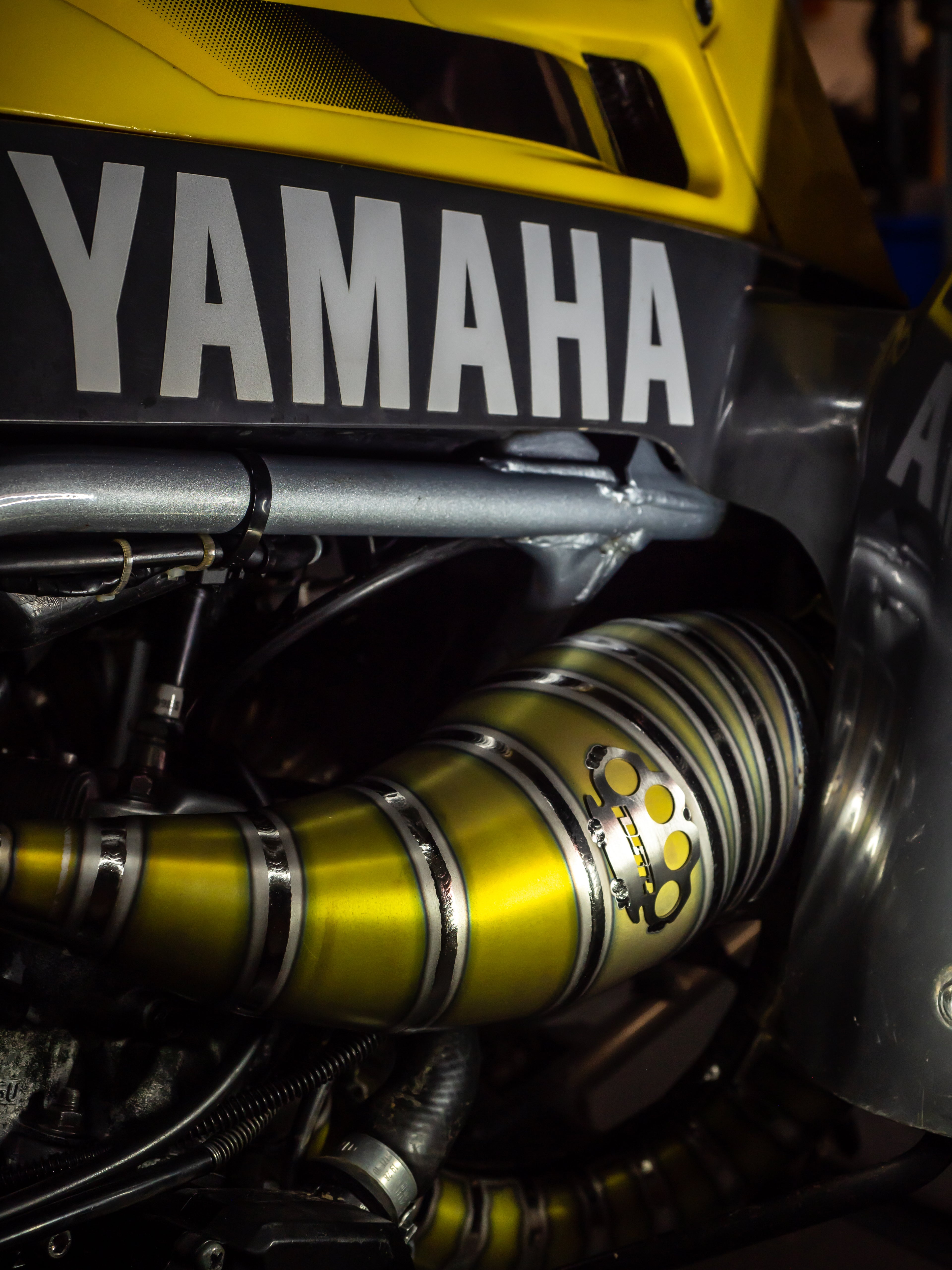 DBR Échappement Complet en Titane pour YAMAHA BANSHEE 350CC VTT 1988–2009