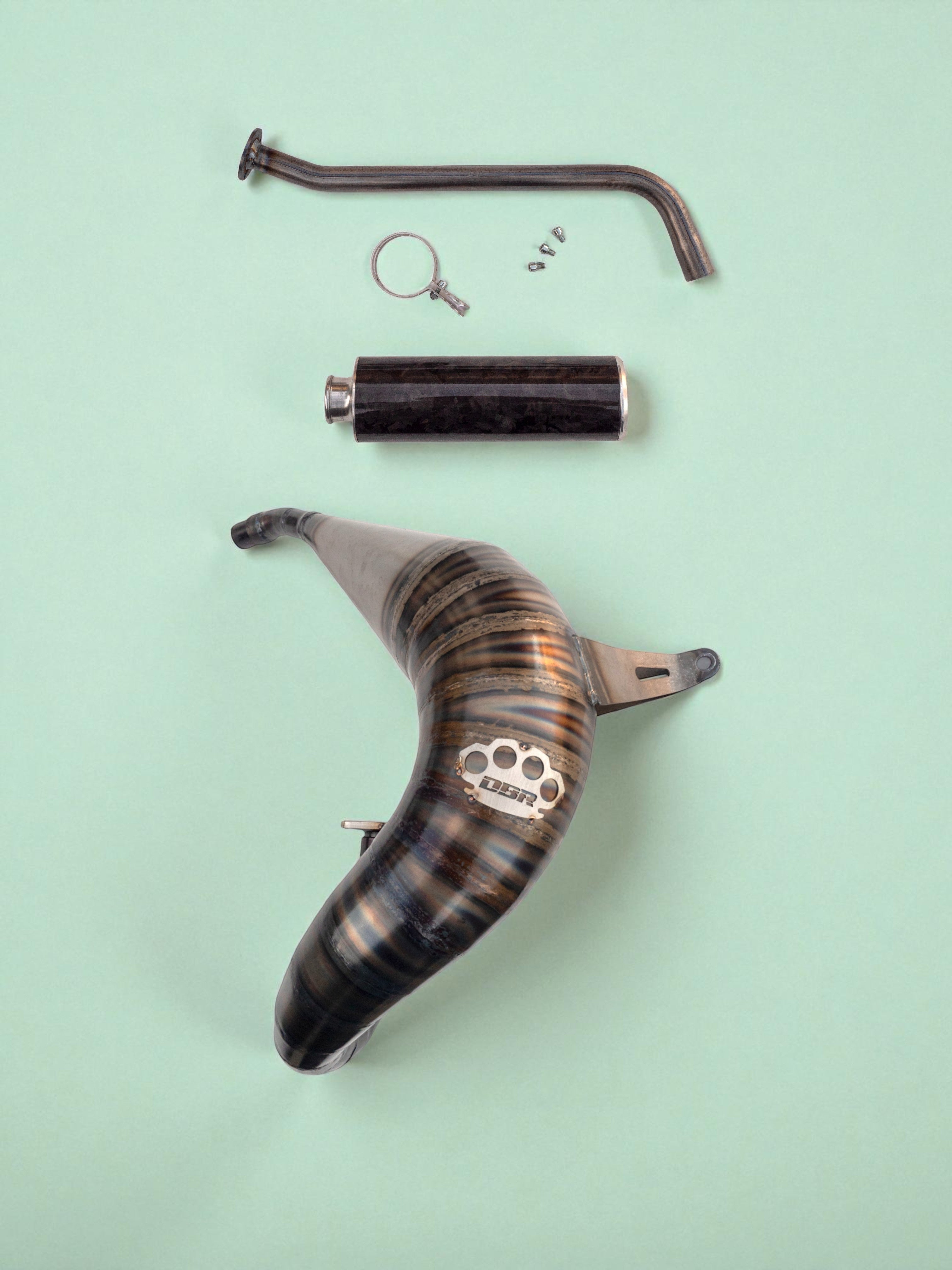 Complete DBR Exhaust for YAMAHA BLASTER 200cc ATV 1988–2009