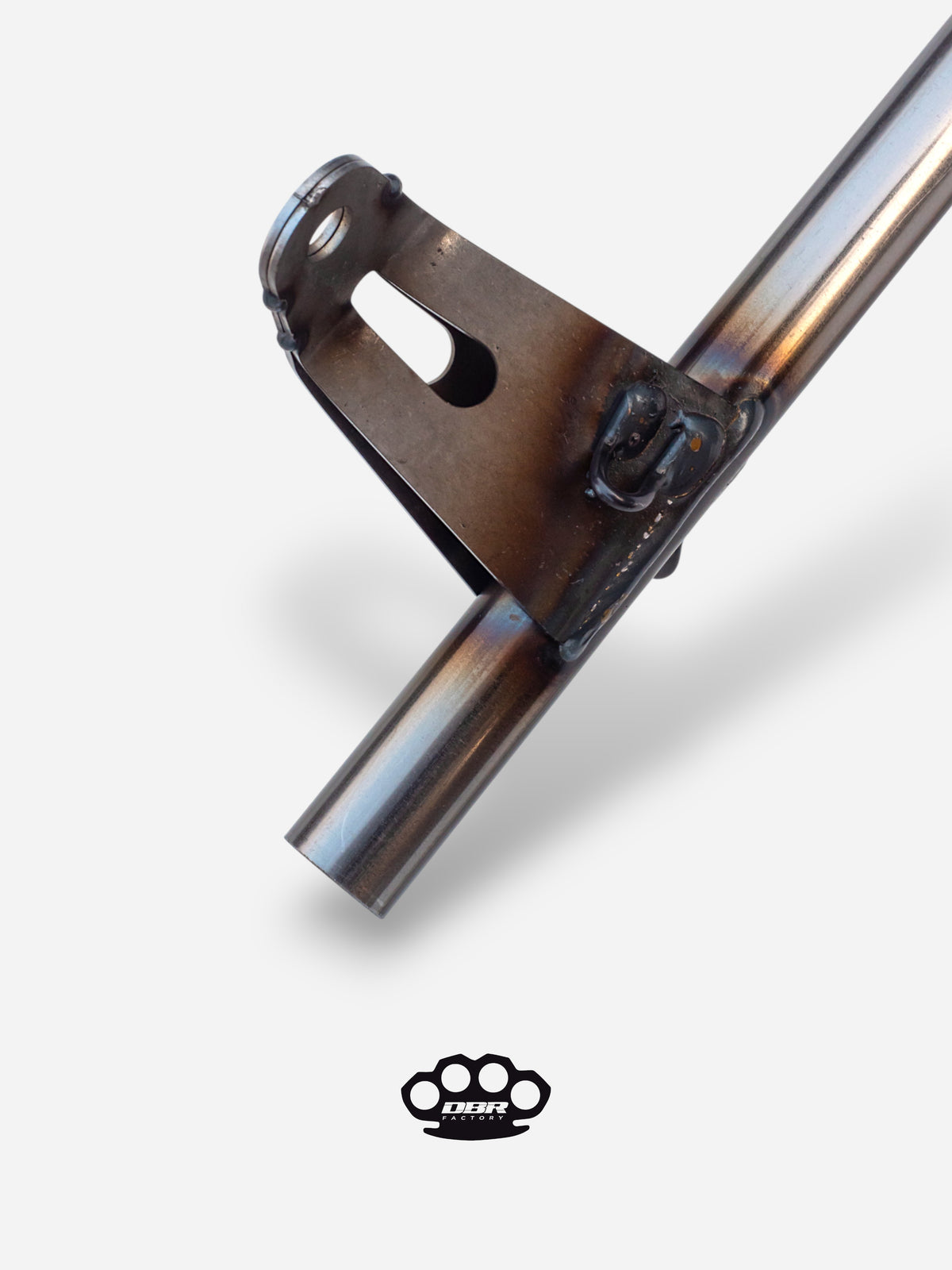 DBR Classic Moped Exhaust - Integrated Silencer Vespa and Gilera