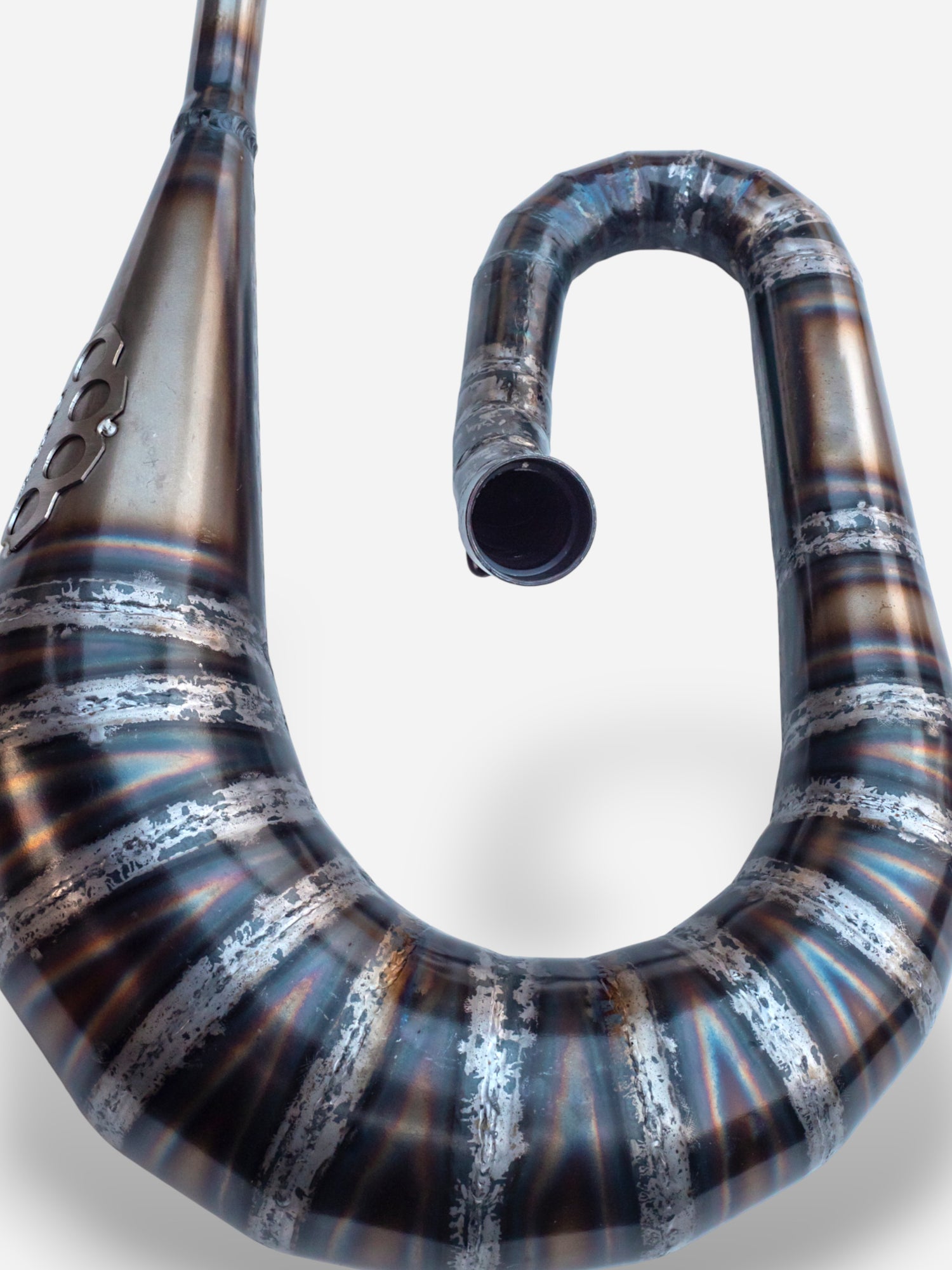 DBR Classic Moped Exhaust - Integrated Silencer Vespa and Gilera