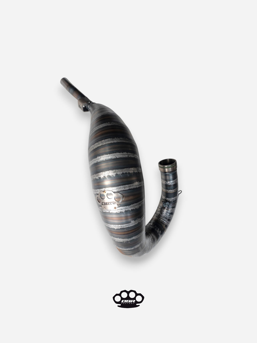 DBR Off-Road Auspuff 125/150cc Hoch - Bauch