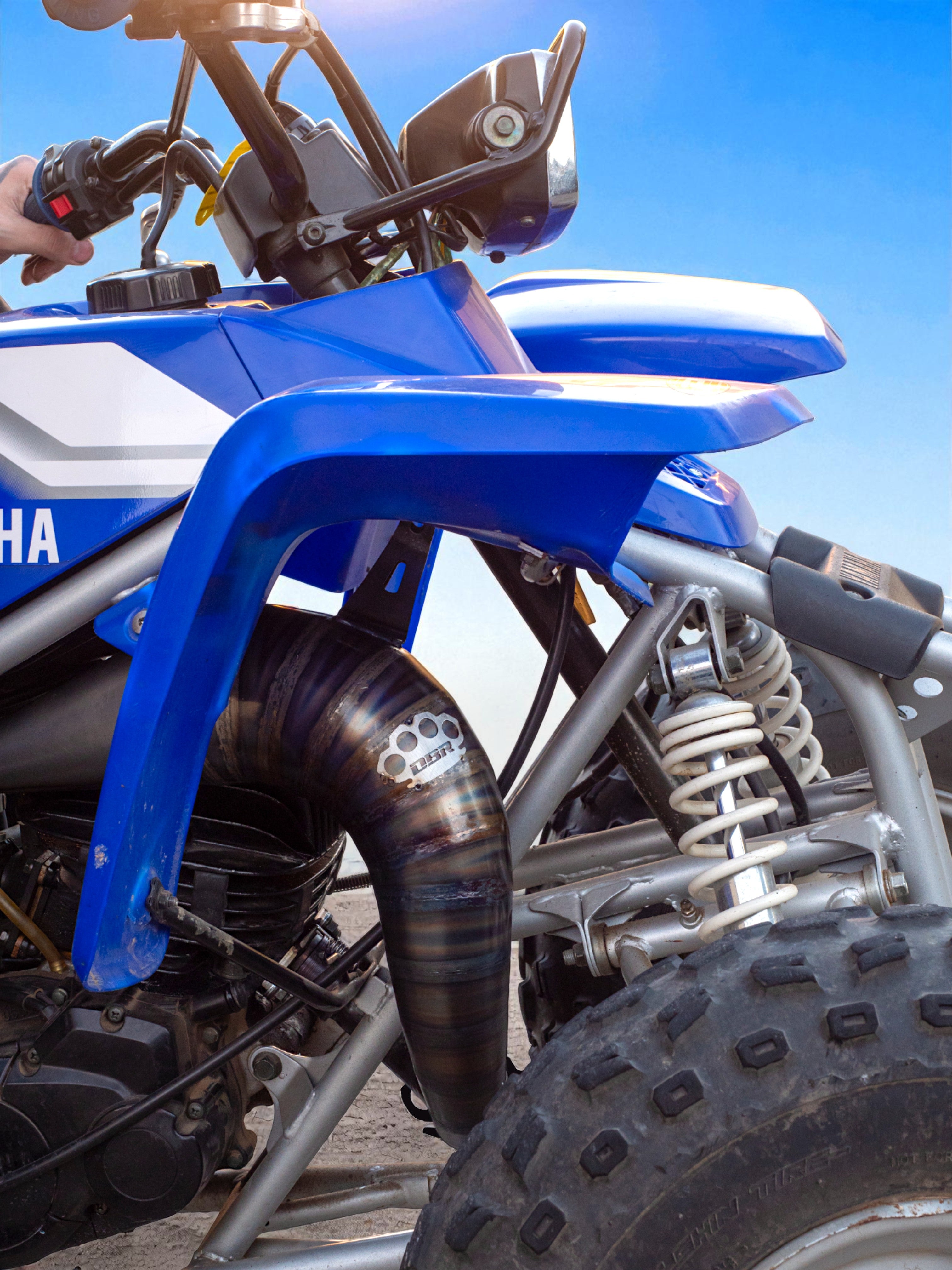 Complete DBR Exhaust for YAMAHA BLASTER 200cc ATV 1988–2009
