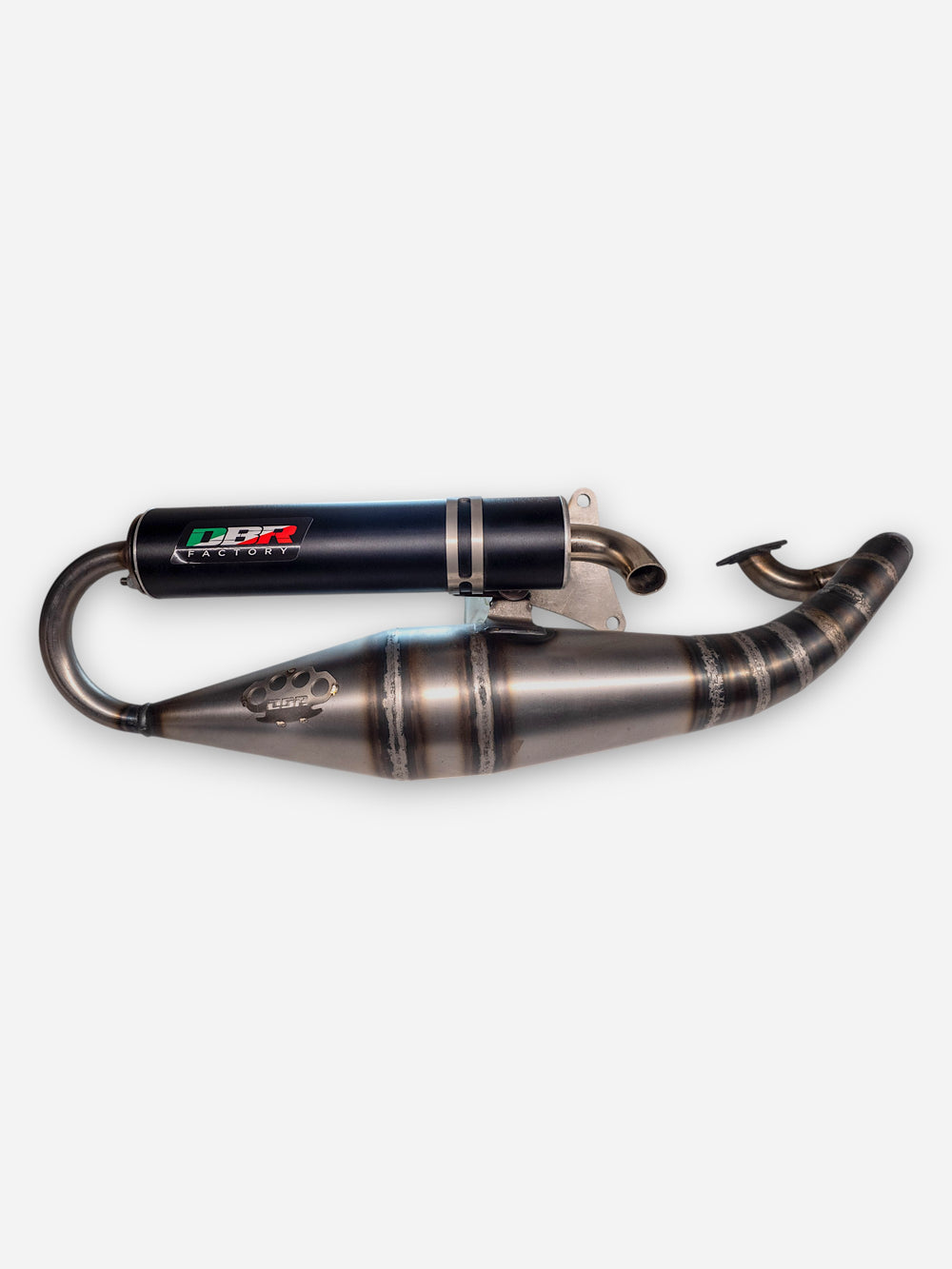 Marmitta DBR Minarelli Orizzontale - Scarico Base 50-70cc - DBR Factory