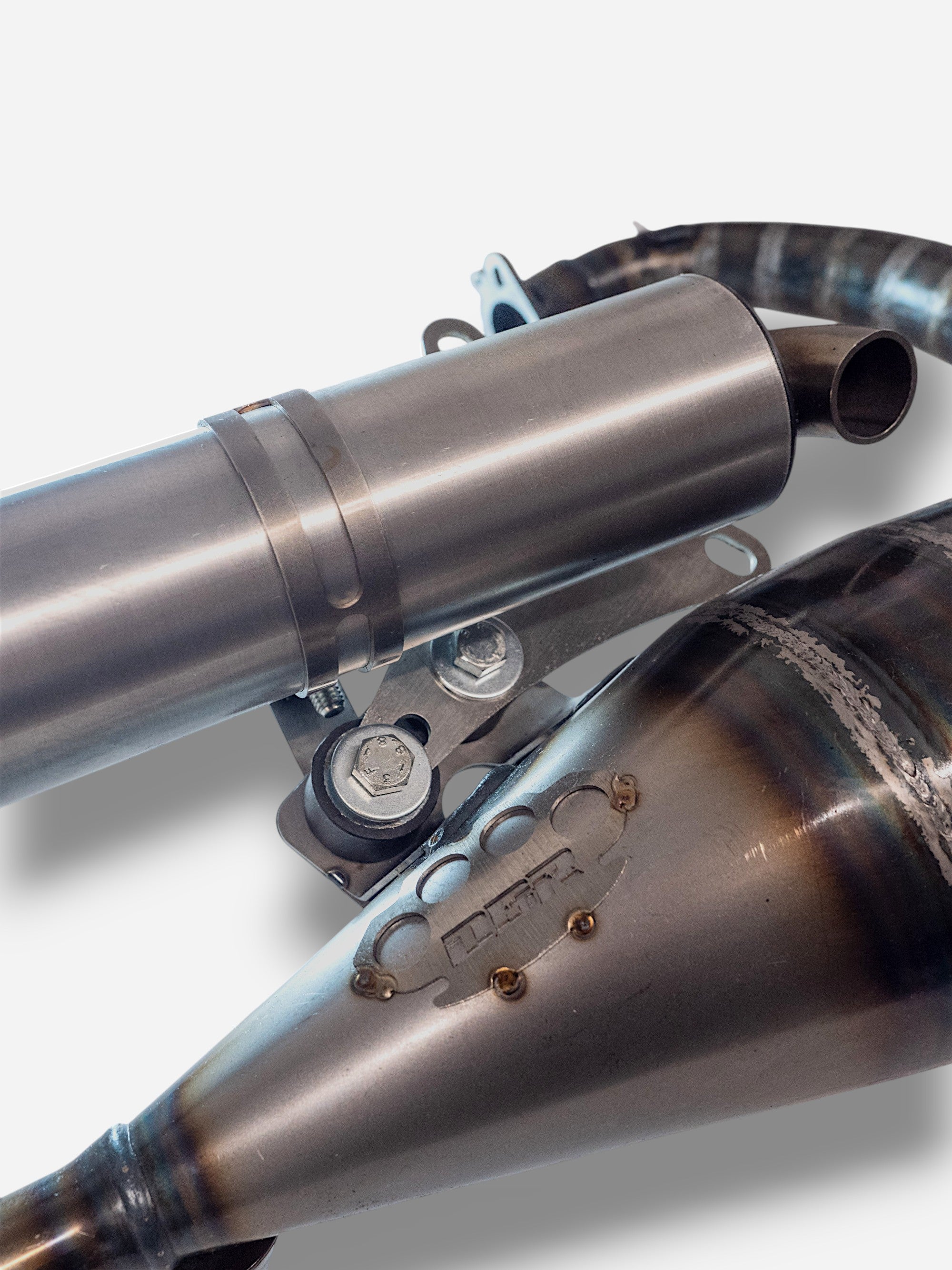 Marmitta DBR Minarelli Verticale Trofeo - MBK Booster Spirit, Next Generation e Stunt - Yamaha Zuma e Slider - DBR Factory