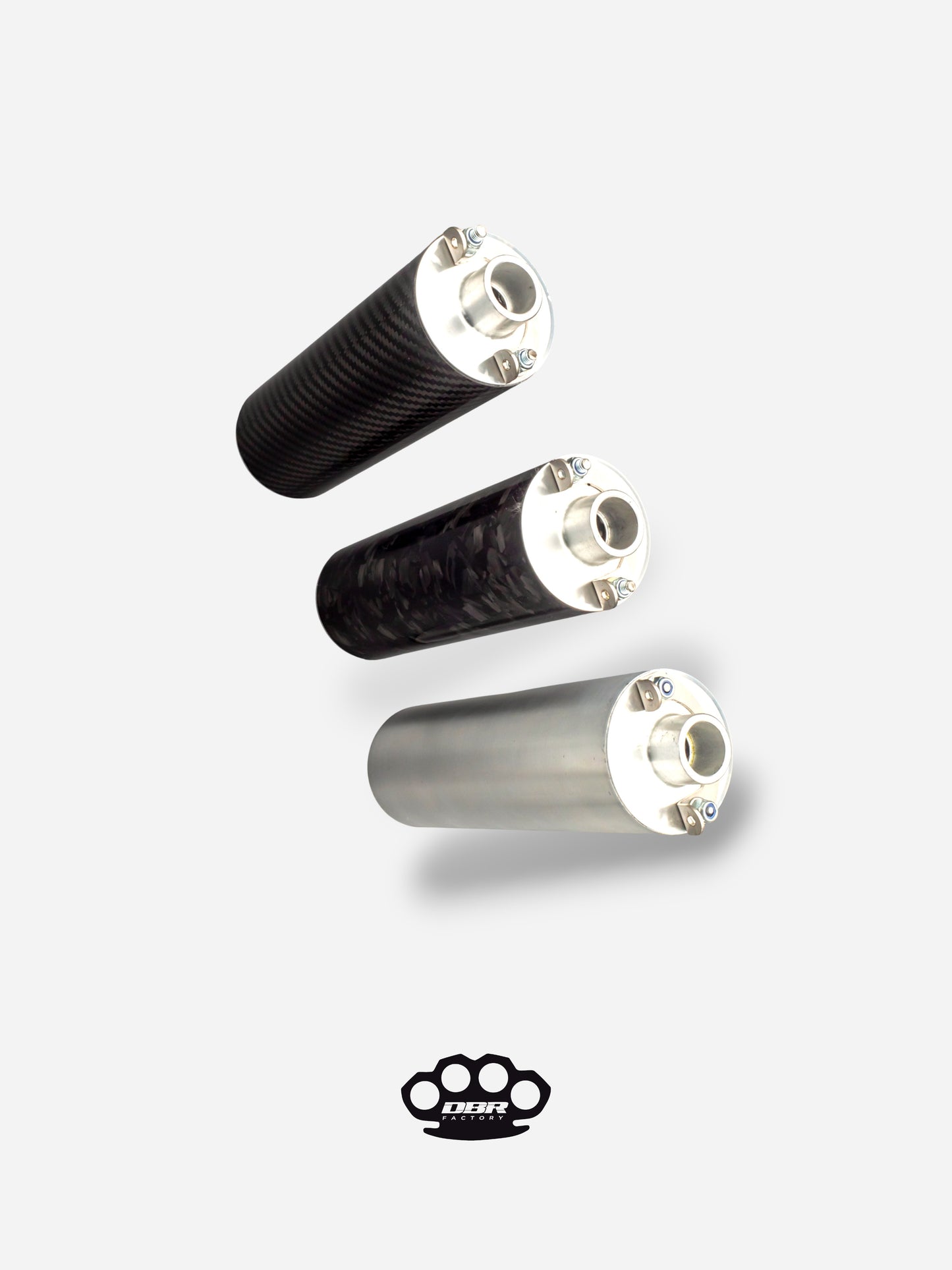 DBR Universal Silencer Moped 150mm and 190mm - Diameter 19mm and 20mm