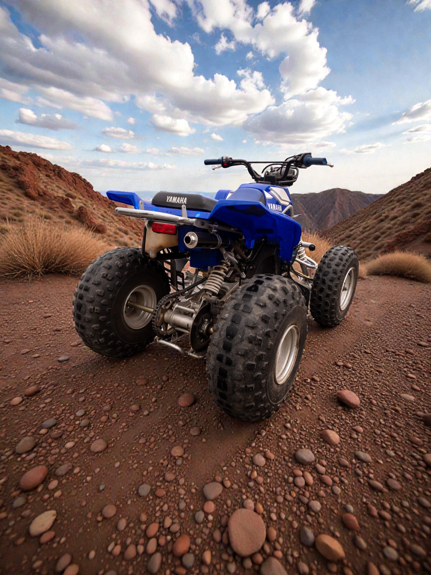 Solo Auspuff in Titan DBR für YAMAHA BLASTER 200cc ATV 1988–2009