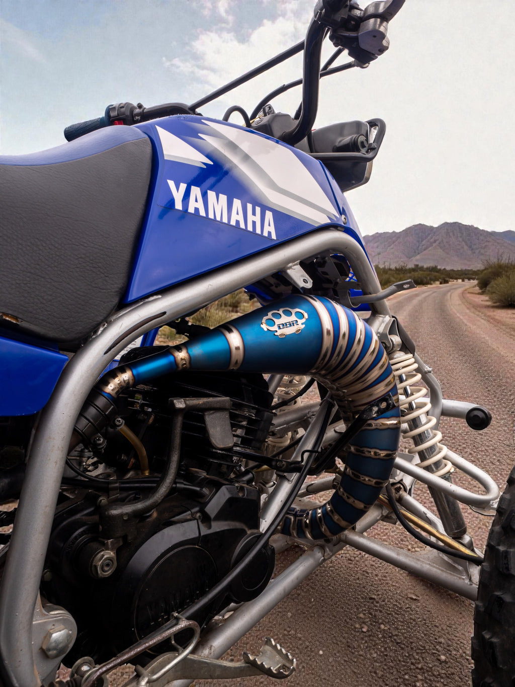 Scarico in Titanio DBR per YAMAHA BLASTER 200cc ATV 1988–2009 - Solo Scarico - DBR Factory