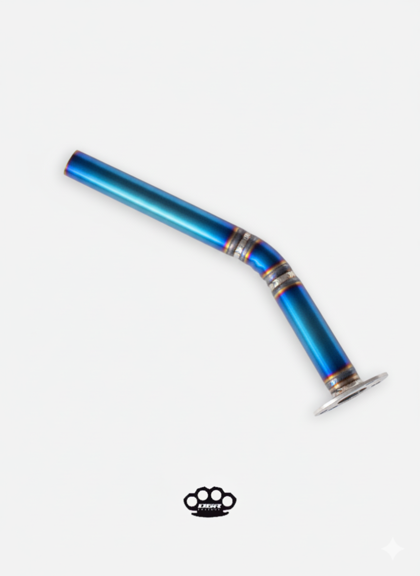 Tubo Titanio Collegamento Scarico - Silenziatore AM6 Alto - DBR Factory