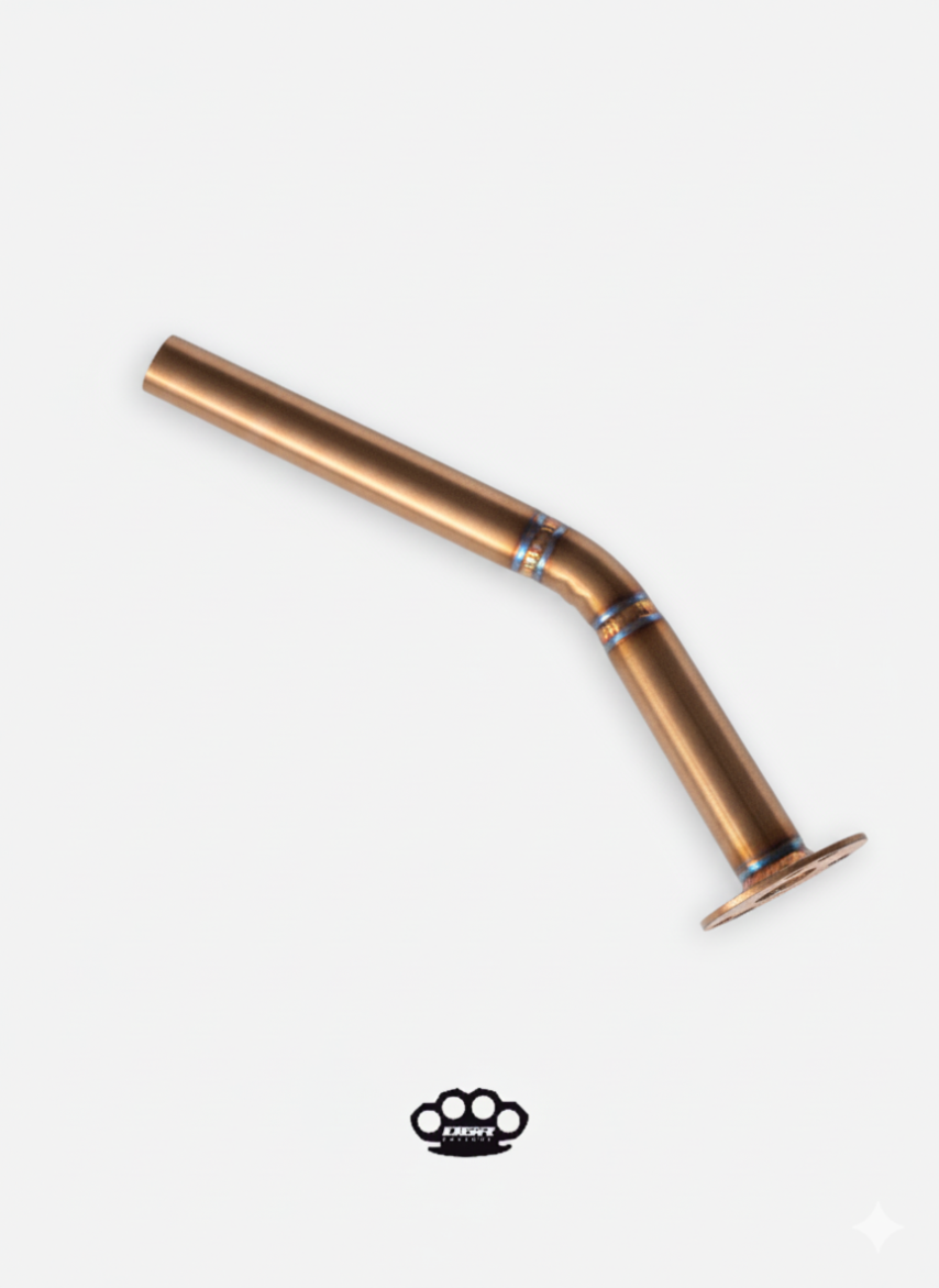 Tubo Titanio Collegamento Scarico - Silenziatore AM6 Alto - DBR Factory