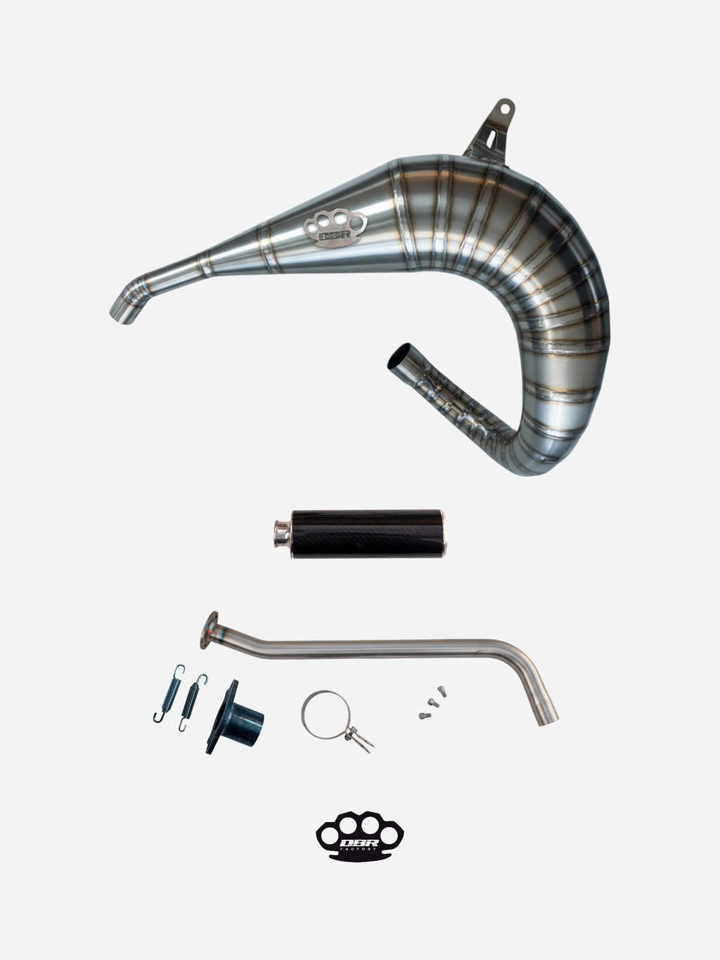 DBR Scarico Completo in Titanio YAMAHA BLASTER 200cc ATV 1988–2009